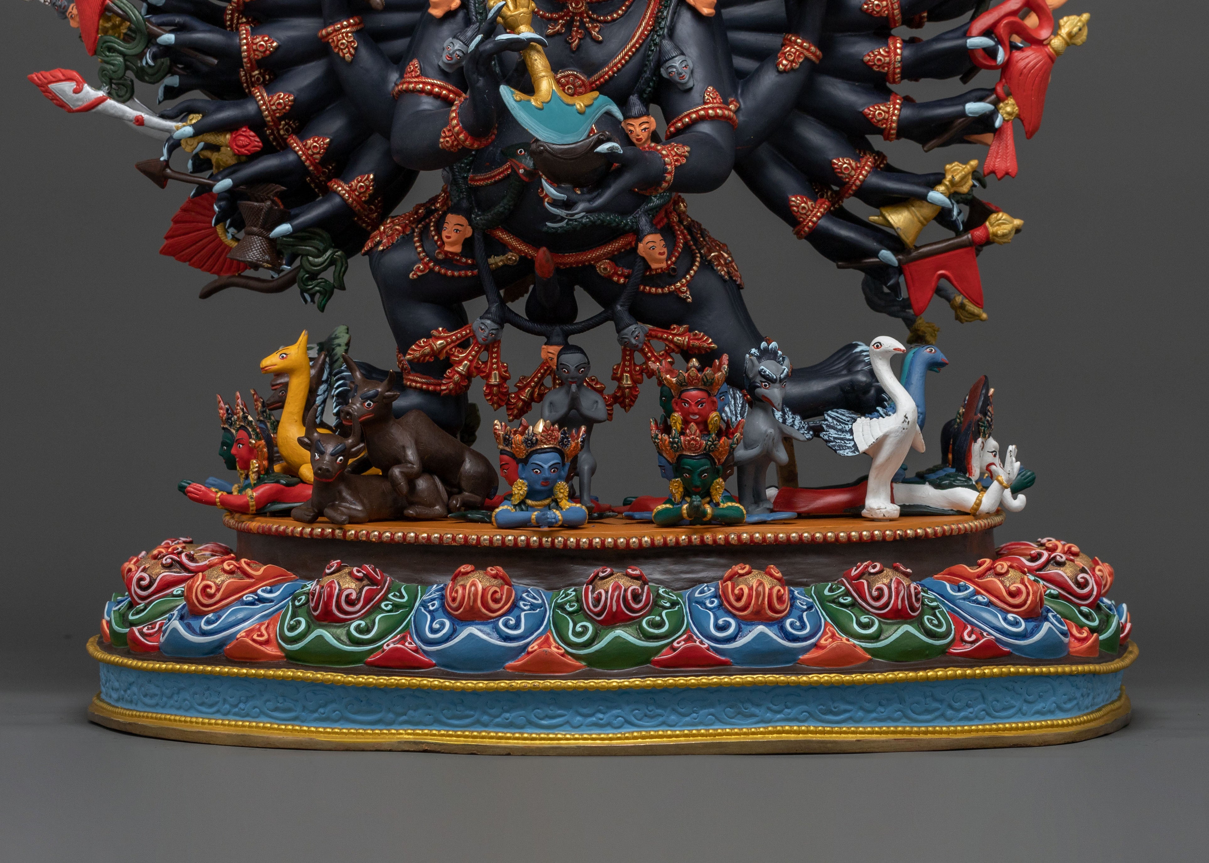 Meditation Deity Yamantaka Statue | Wrathful Buddha of Wisdom