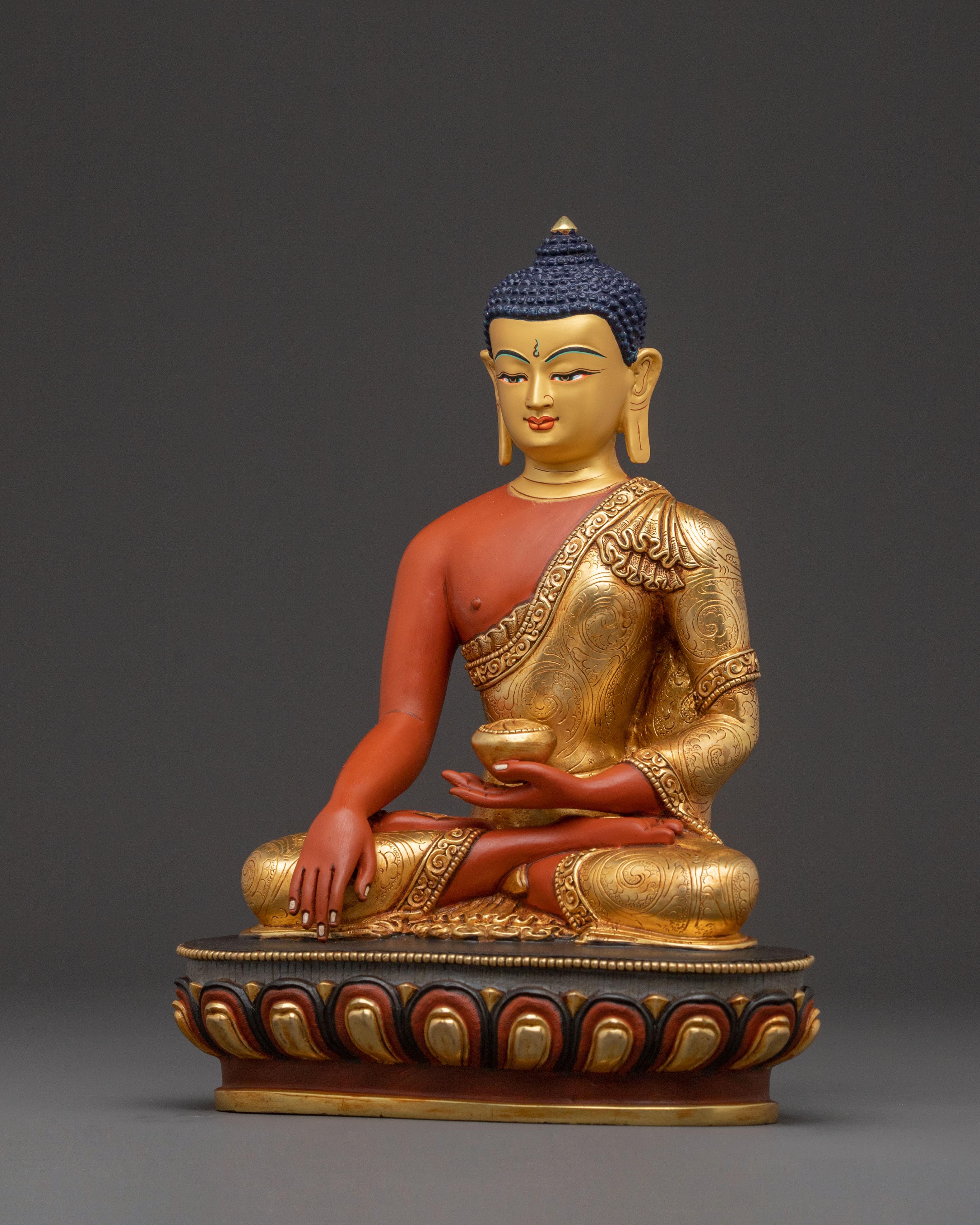 Awakened Shakyamuni Buddha Statue | Handcrafted Serenity