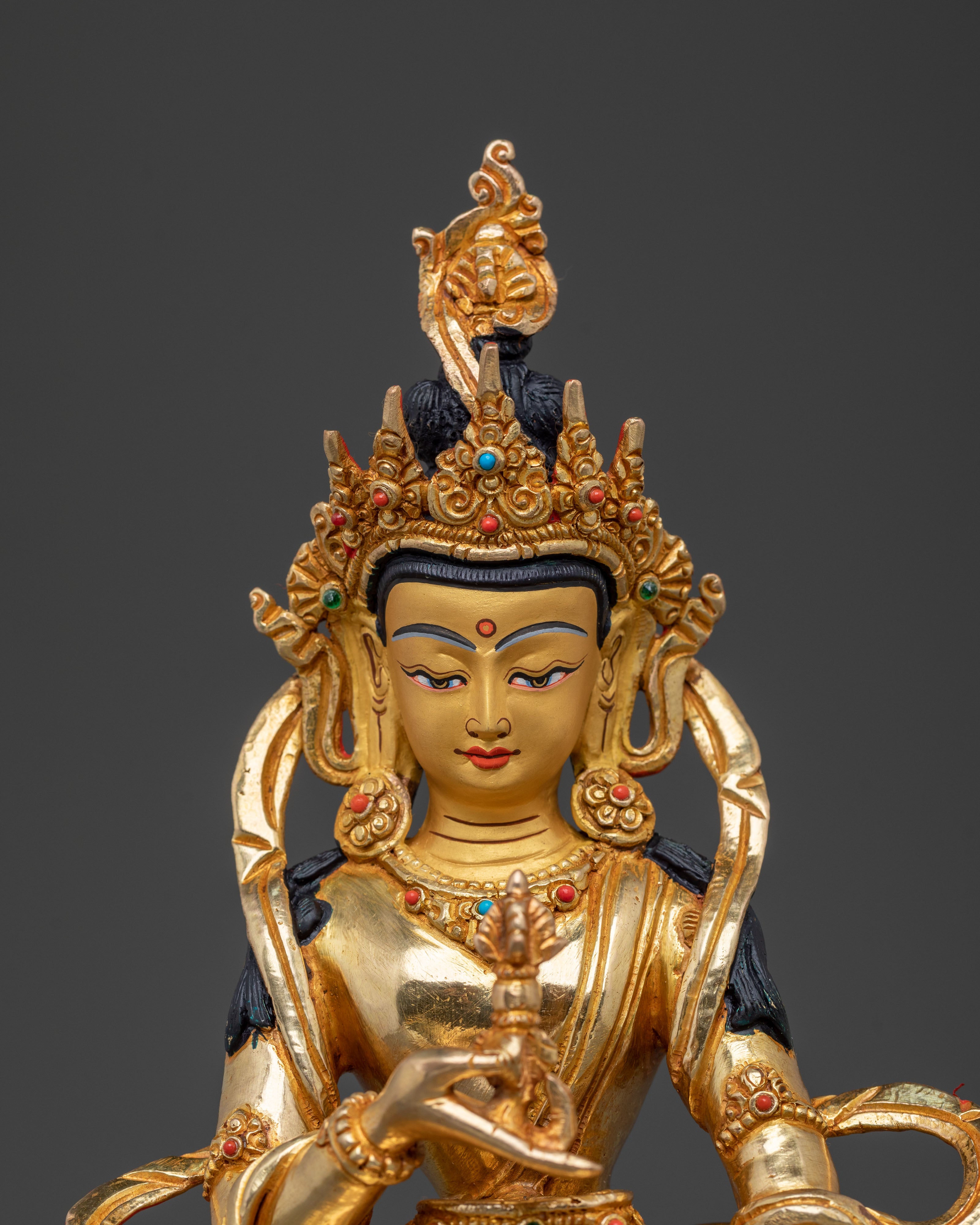 Vajrasattva Sculpture with Vajragarvi | Sacred Union of Purification