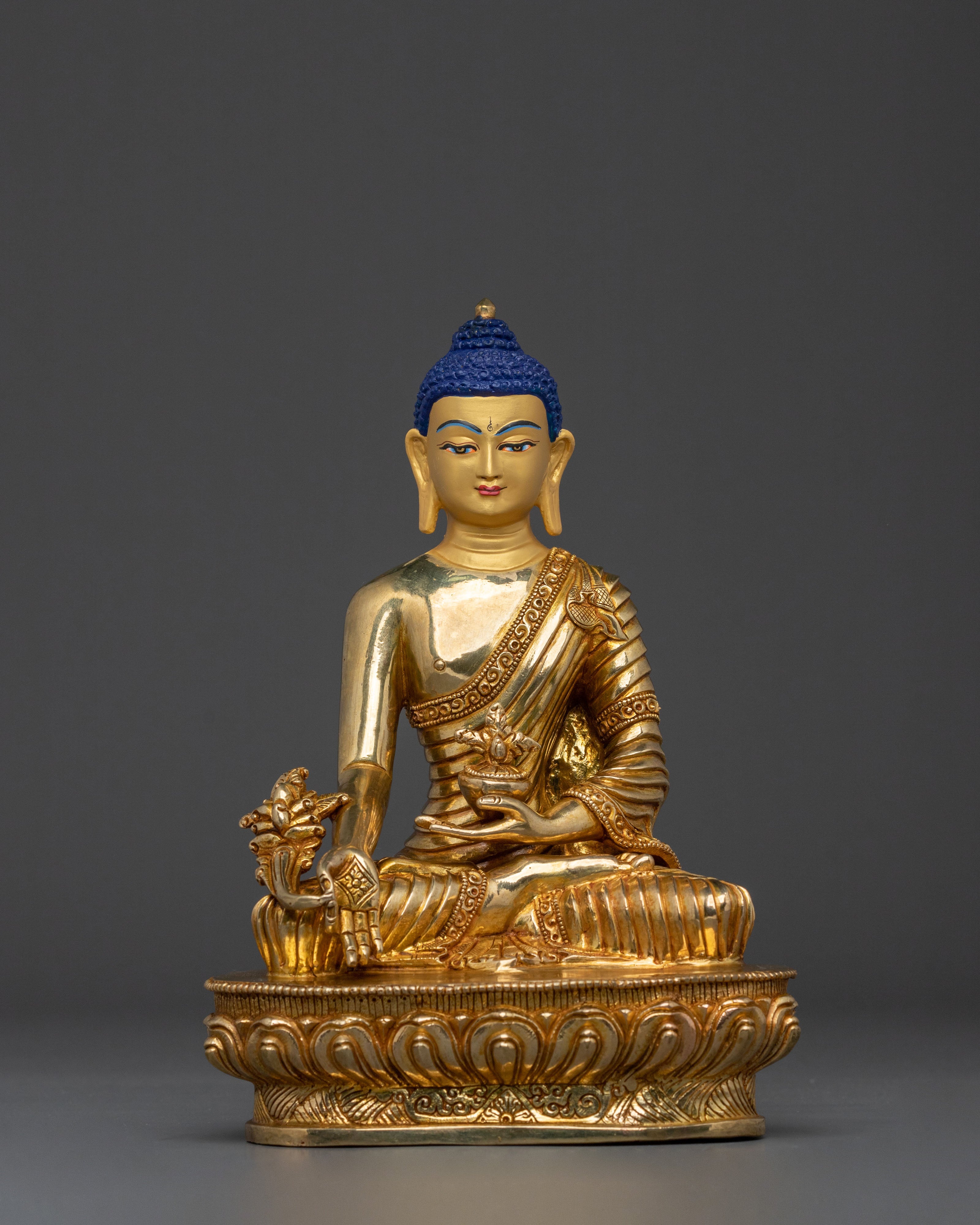 Tibetan Statue of Medicine Buddha | Buddha of Healing & Compassion