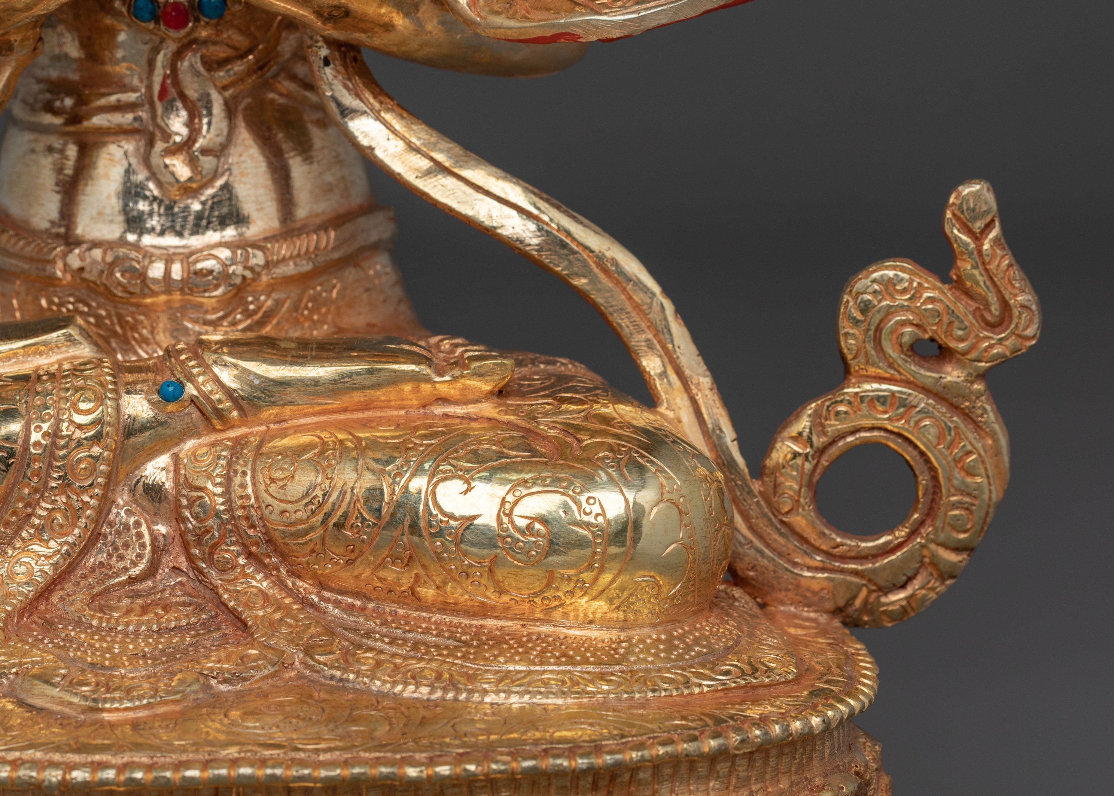 Chenrezig Statue | 24k Gold Gilded Guardian