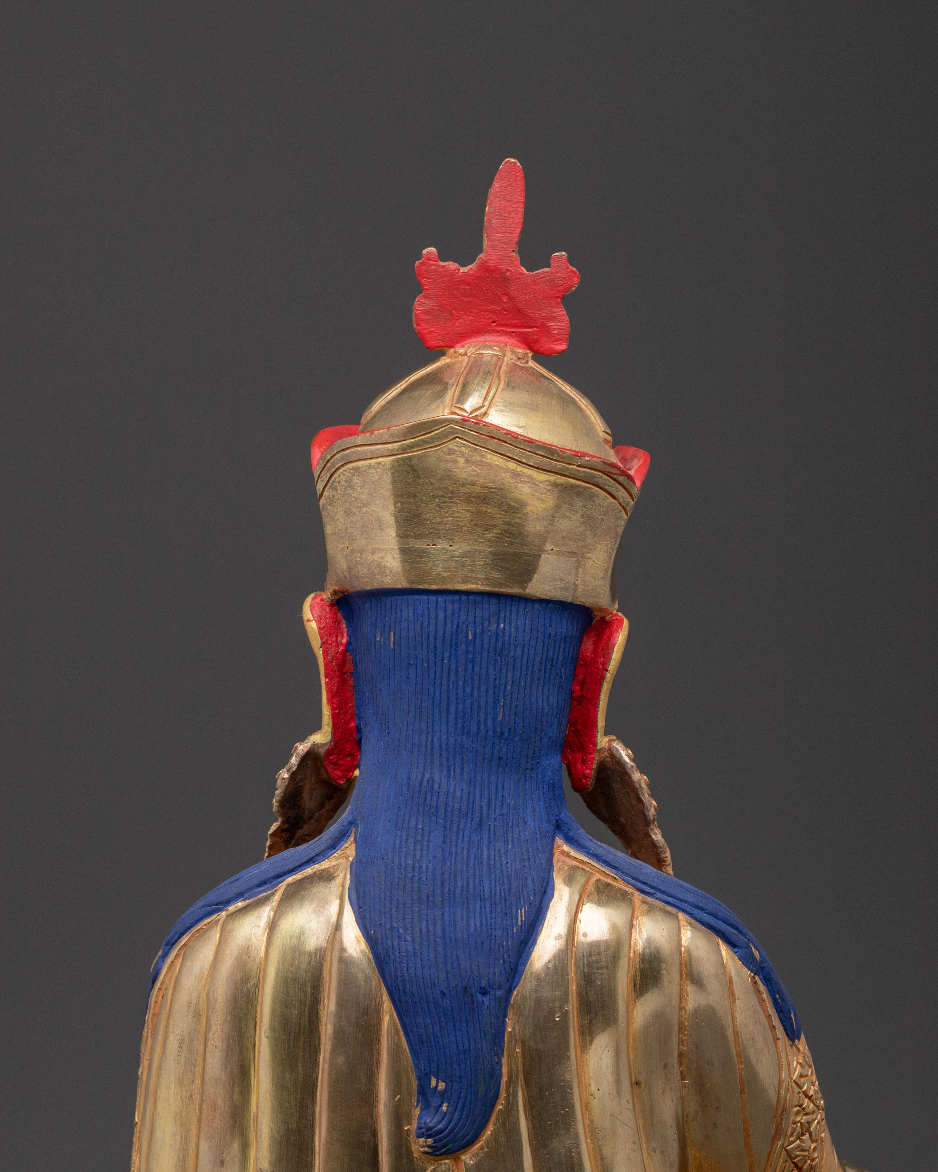 Guru Rinpoche Statue | 24K Gold Gilded Figure