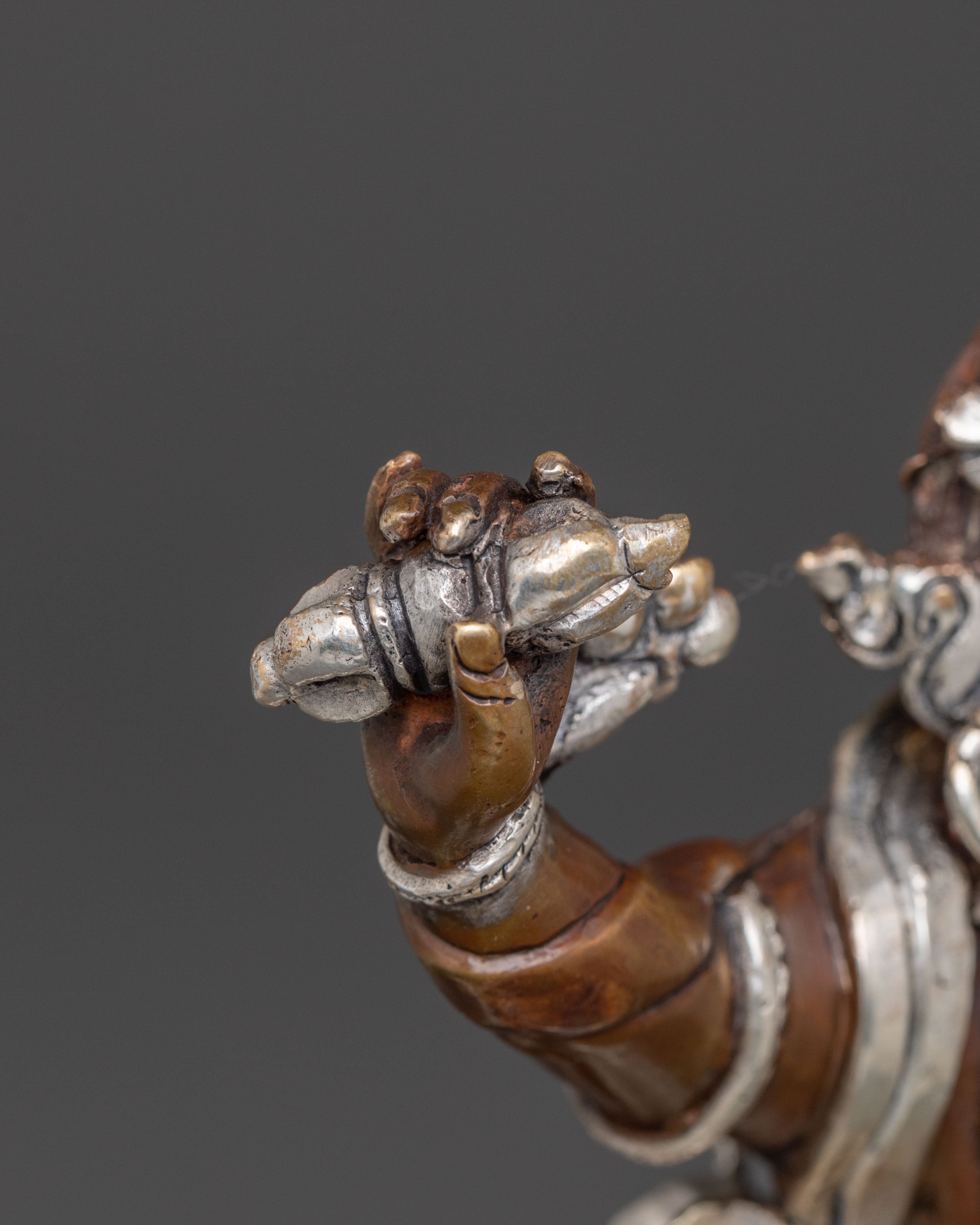 Dorje Gotrab Statue – Oxidized Copper Craft