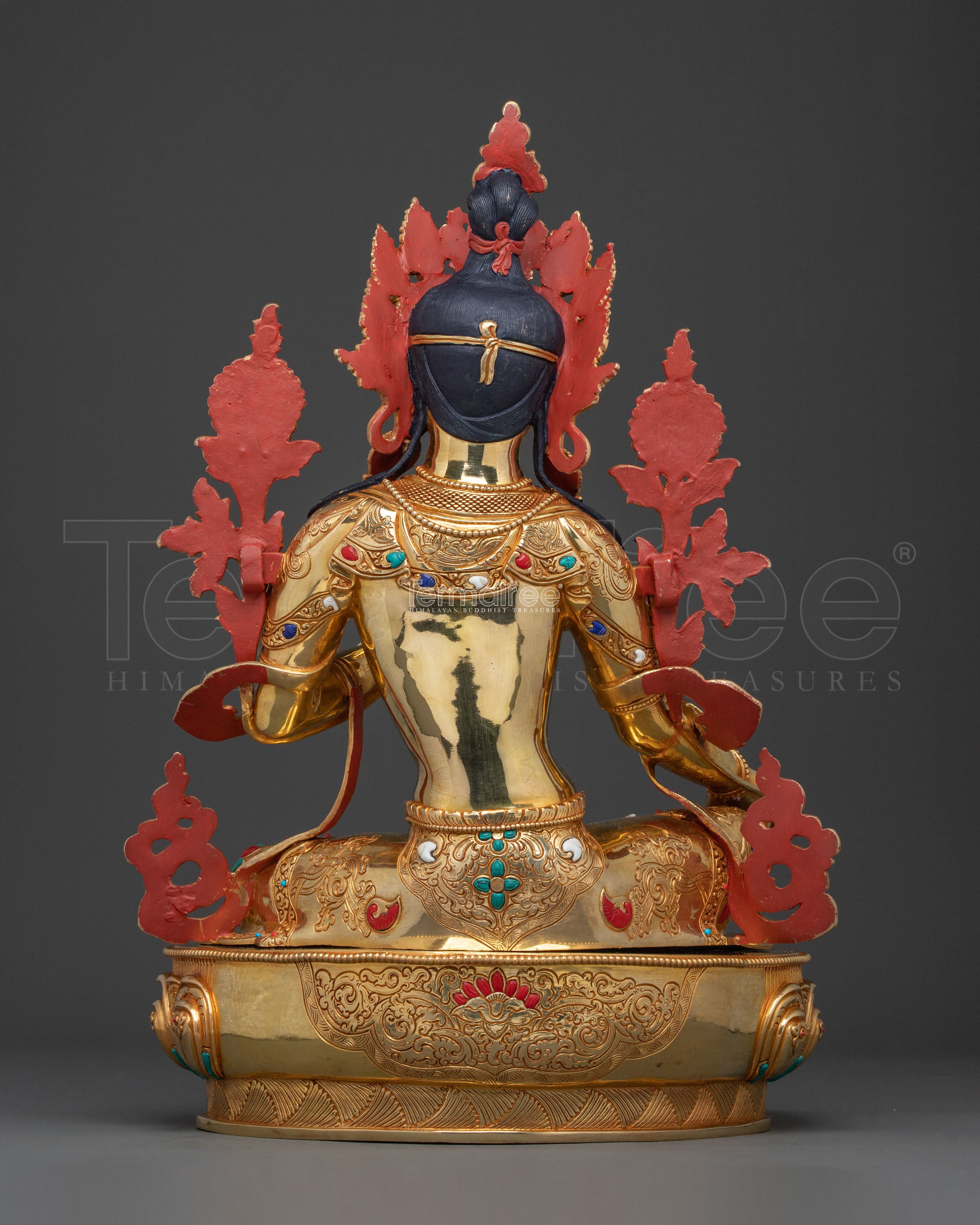 Buddhist Goddess Green Tara Sacred Statue | Tibetan Goddess of Compassion
