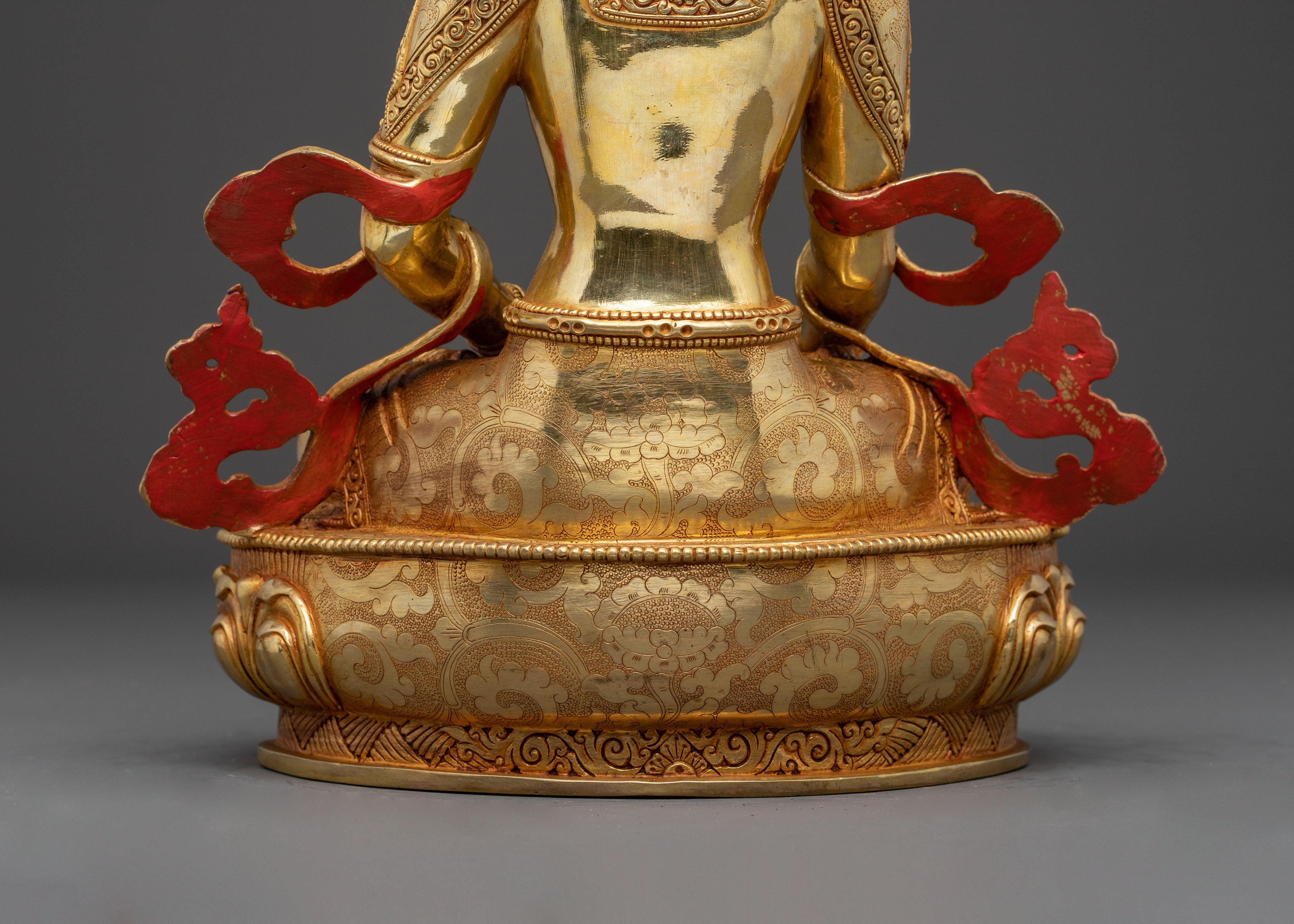Statue of the Buddha, The Sage of Shakya Clan | 24K Gold Gilded Sculpture