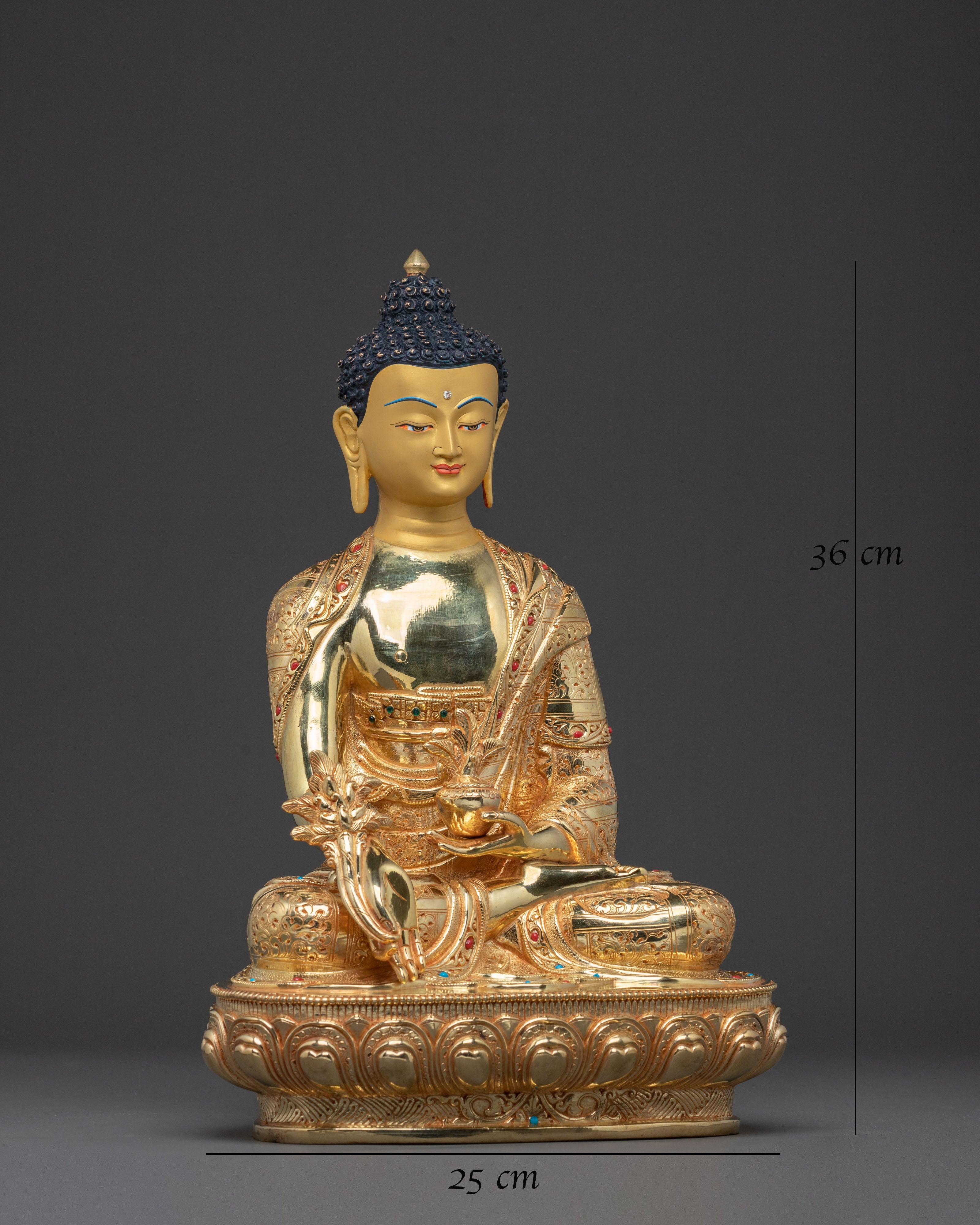 Bhaisajyaguru Sacred Healing Statue: Sacred Himalayan Art