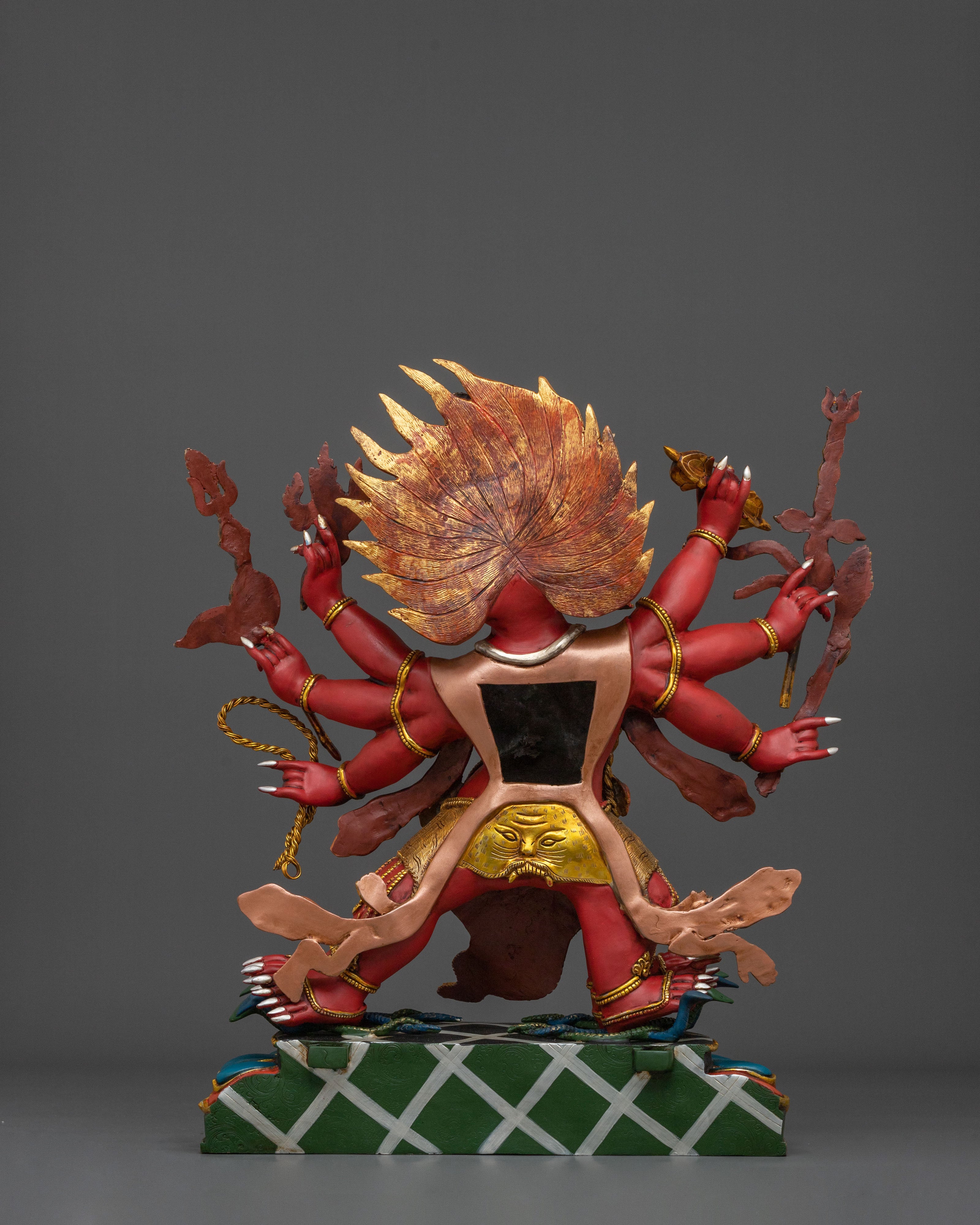 Heyagriva Divine Figurine | 24K Gold Gilded Protector