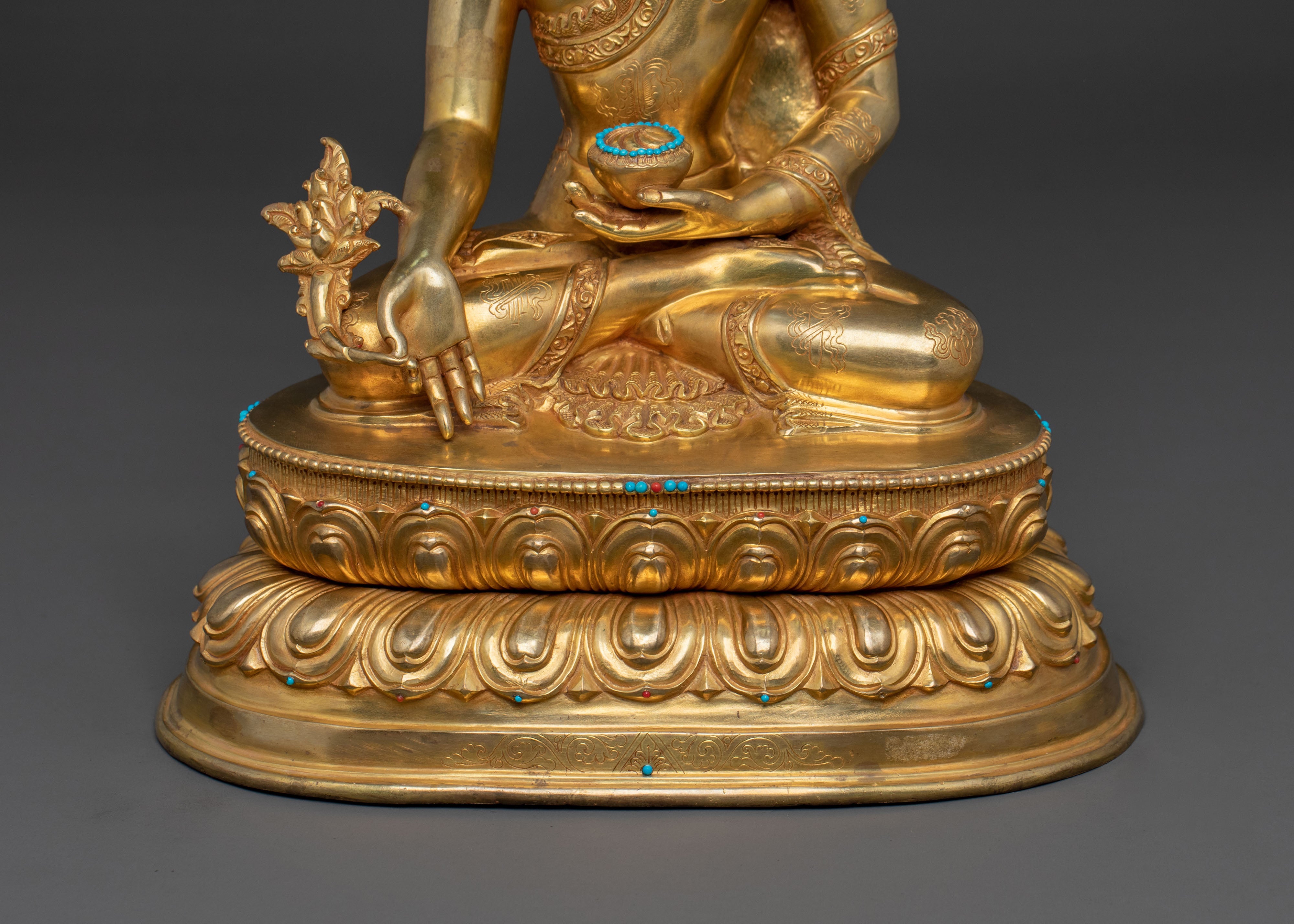 Medicine Buddha Spiritual Statue | Healing Figurine