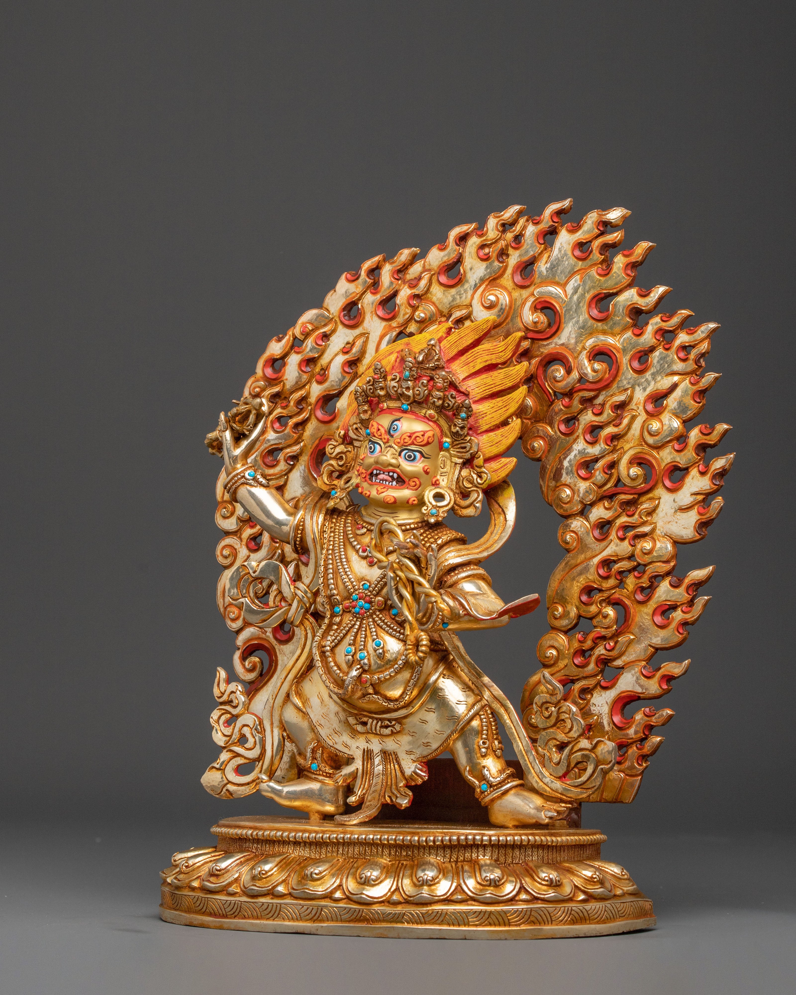 Vajrapani Statue of Dharma Protection | Buddhist Protector Sculpture