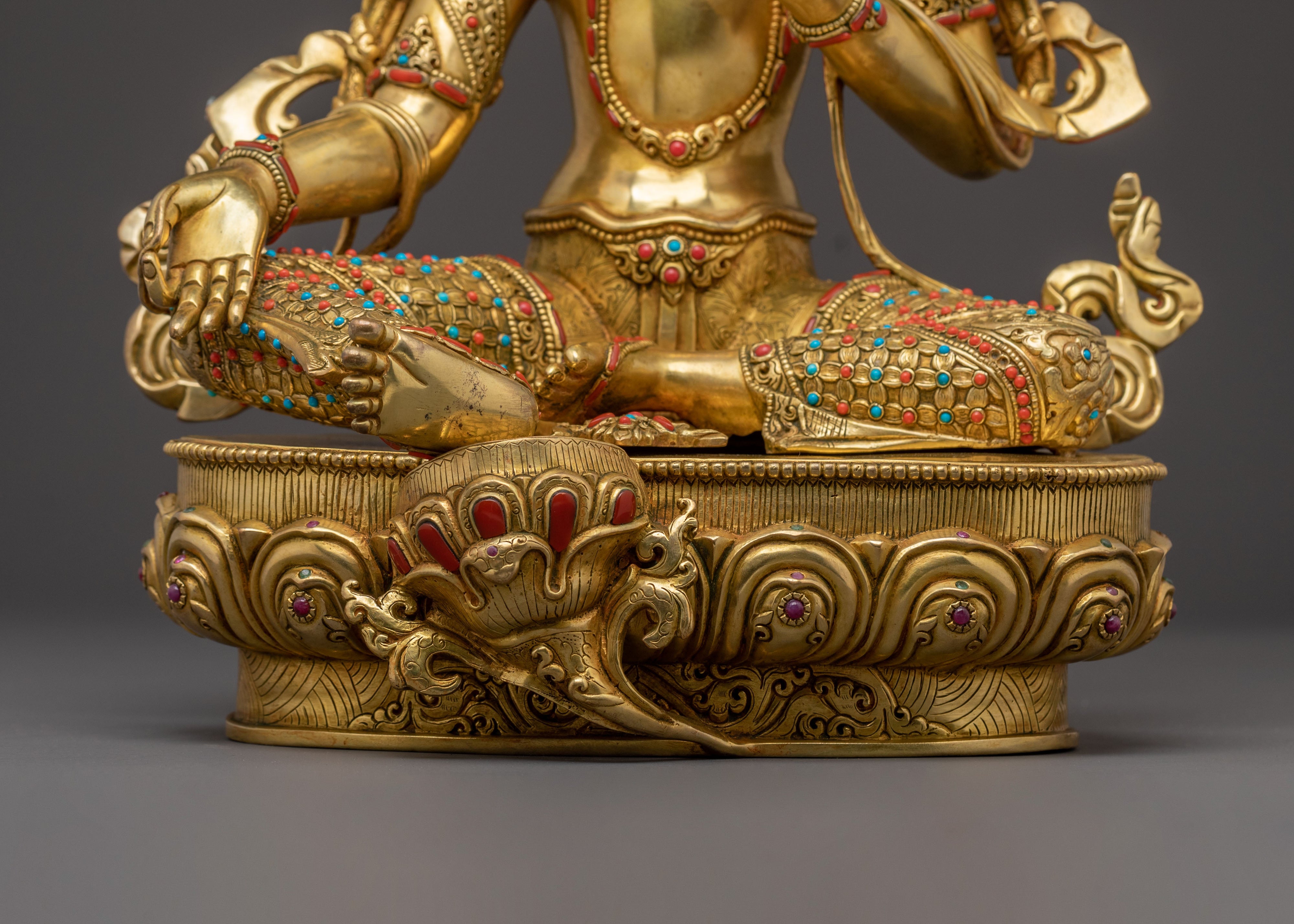 Mother Green Tara Sacred Statue | Spiritual Serenity