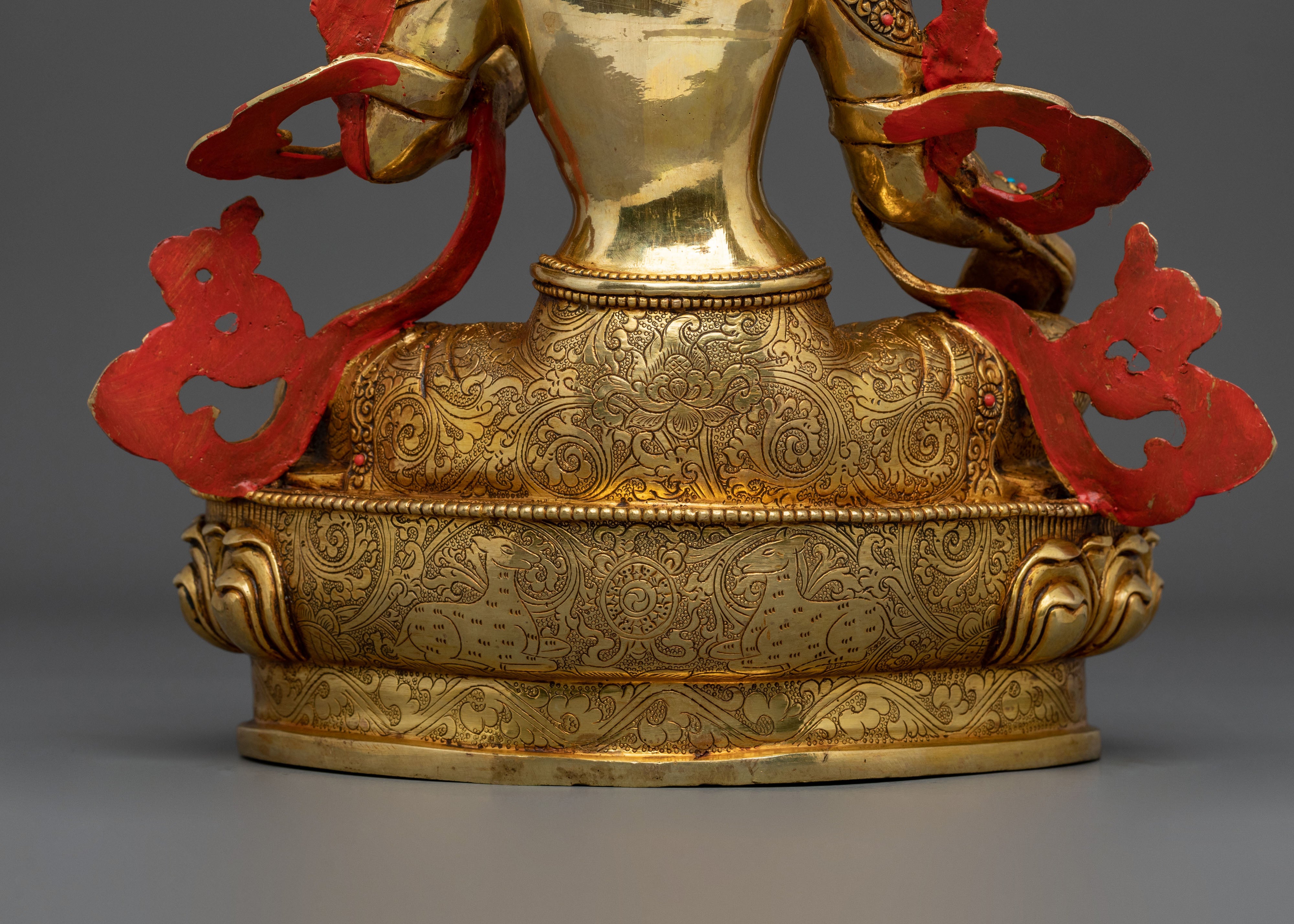 Tibetan Green Tara Statue | Healing Goddess