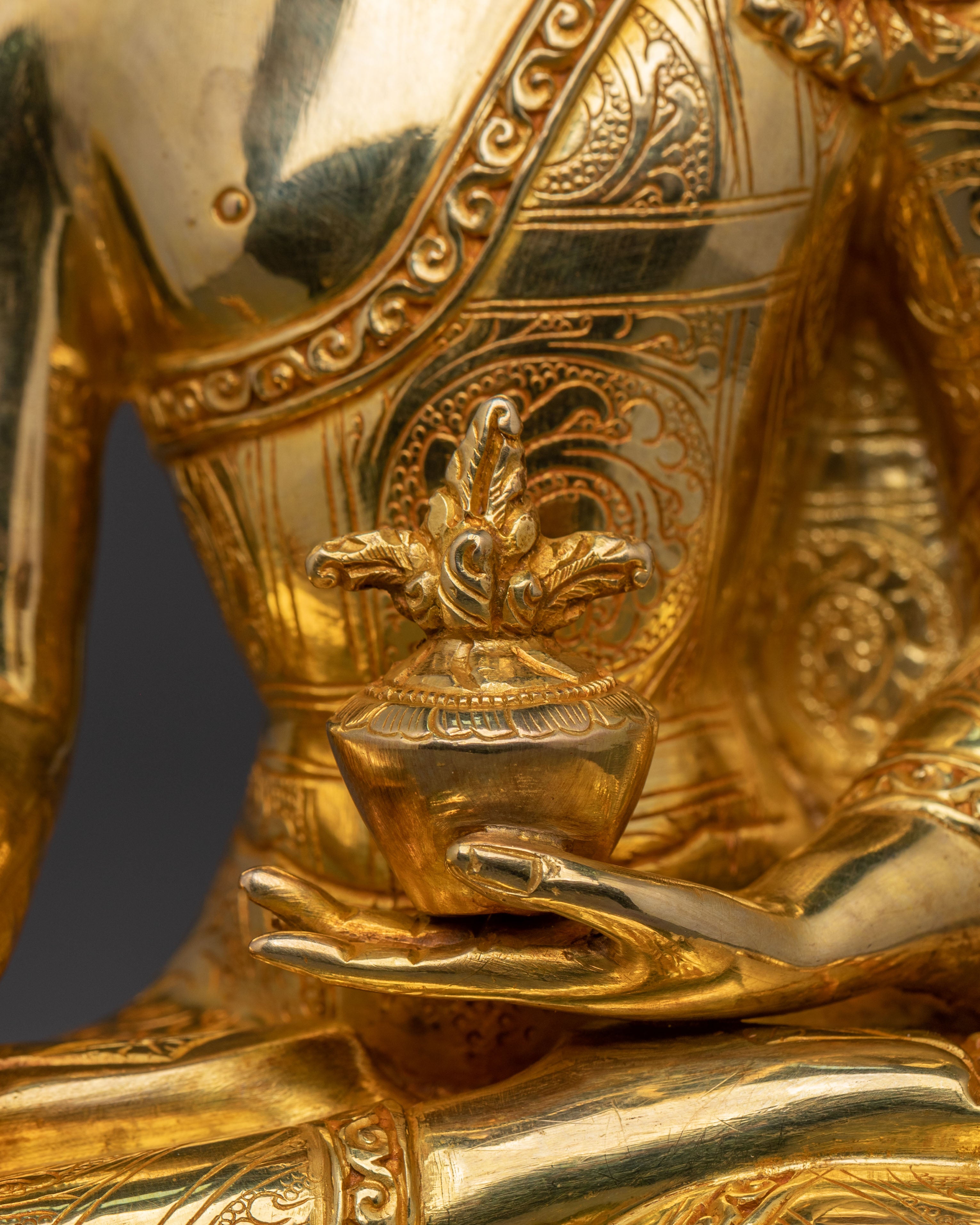 Medicine Buddha Tibetan Statue | Healing  Figure