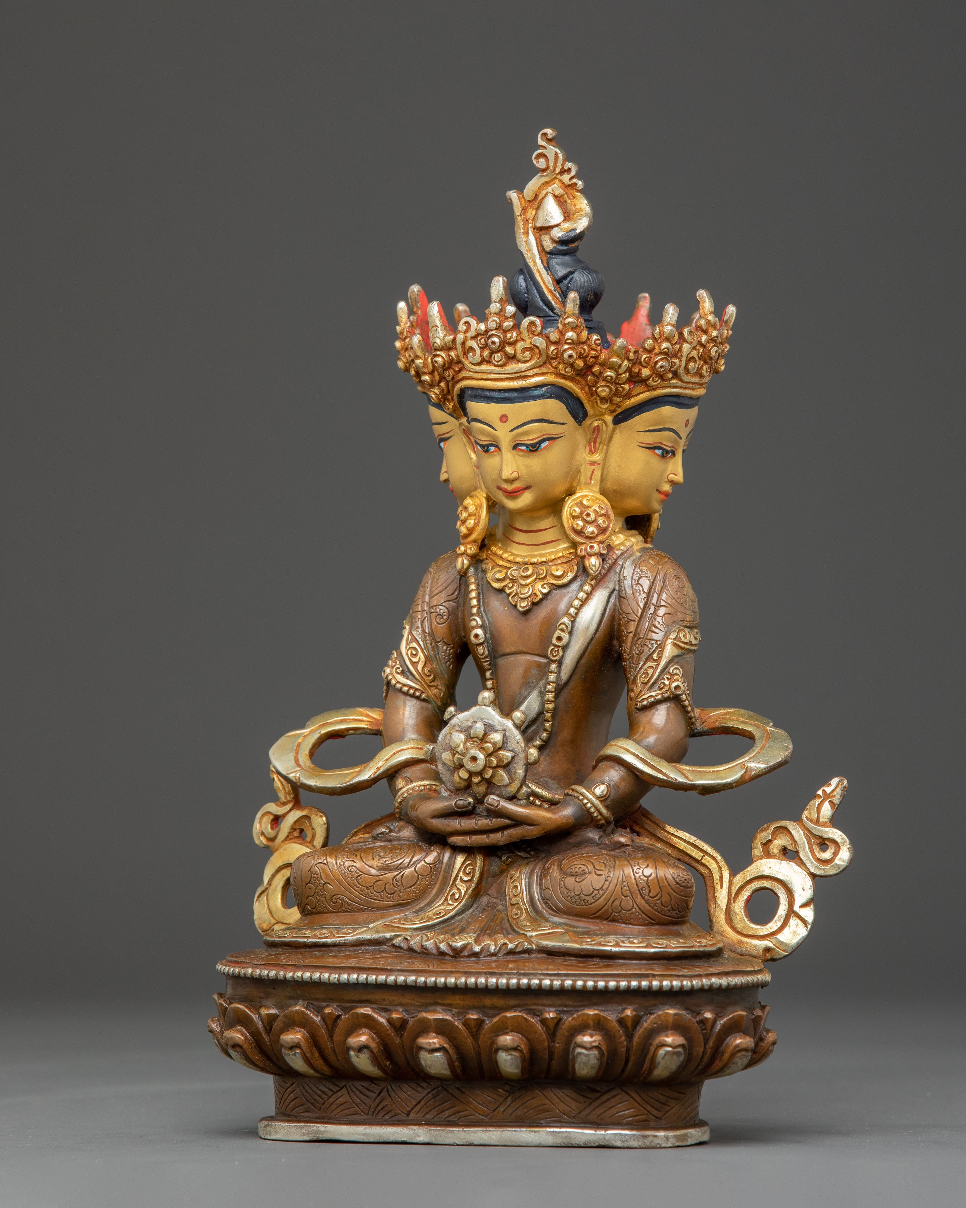 Golden Statue of Vairocana | The Cosmic Buddha