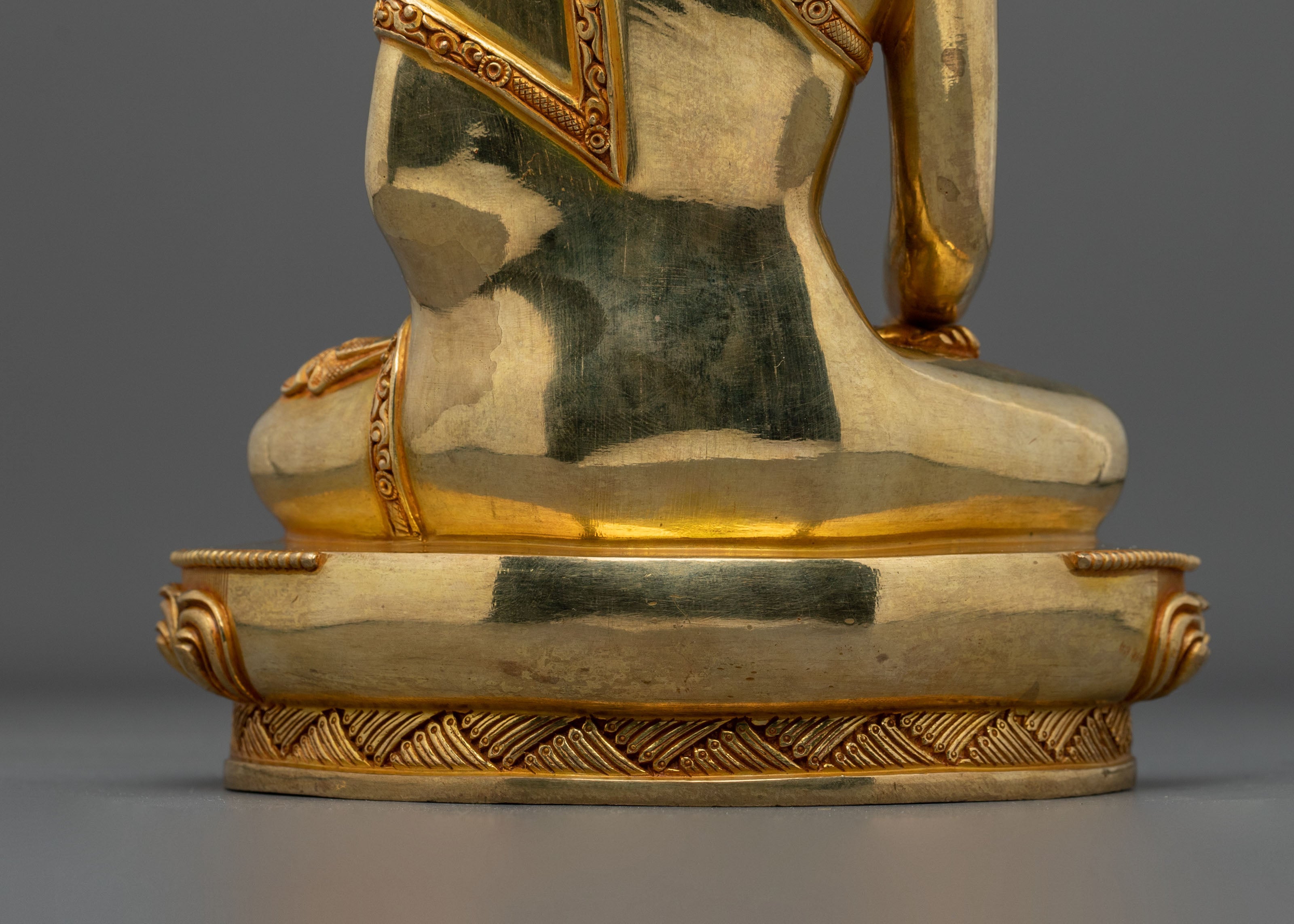 Mitrugpa Sacred Sculpture | Hand-Gilded Copper Figurine
