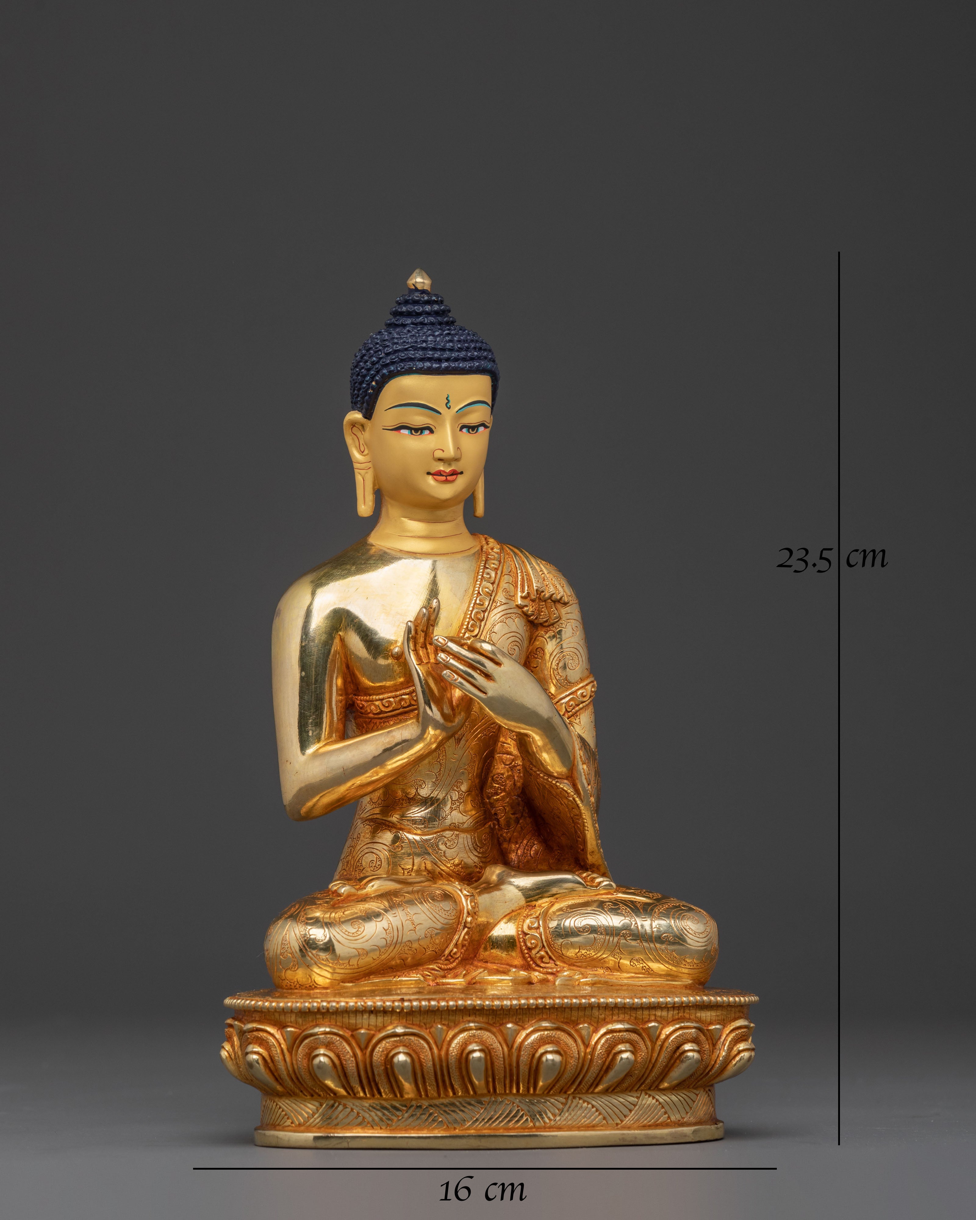 Five Dhyani Buddha Divine Statue Set | Altar Decor