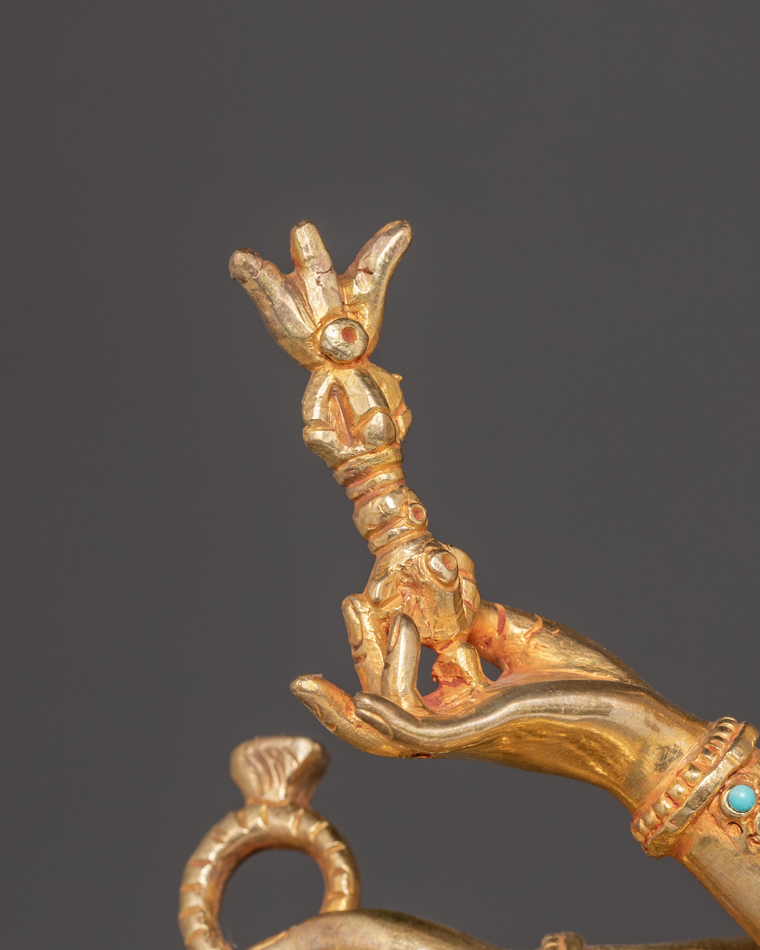 Magnificent Chundi Golden Statue | Embodiment of Purification and Power