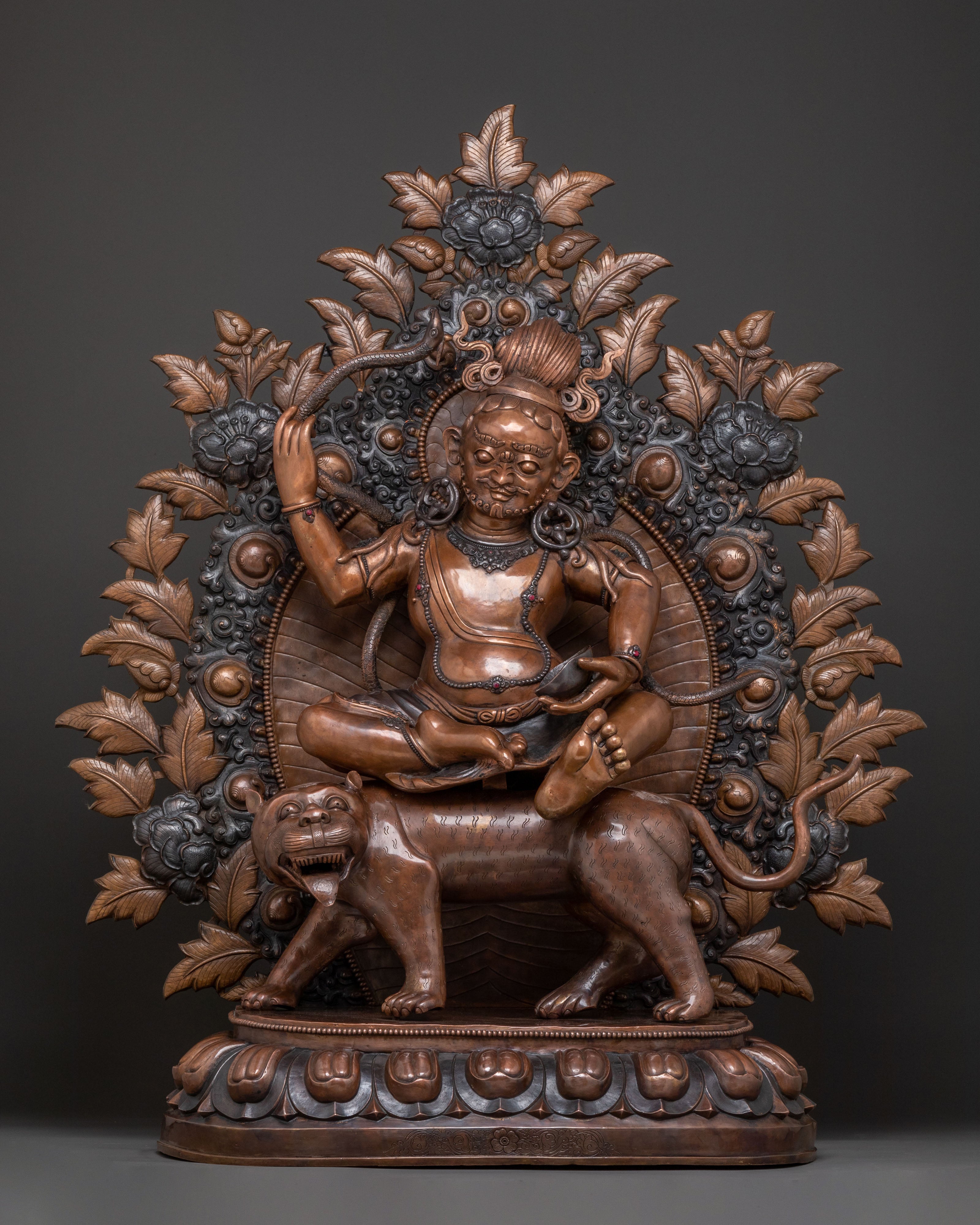 Dombi Heruka Meditation Statue – Oxidized Copper Statue