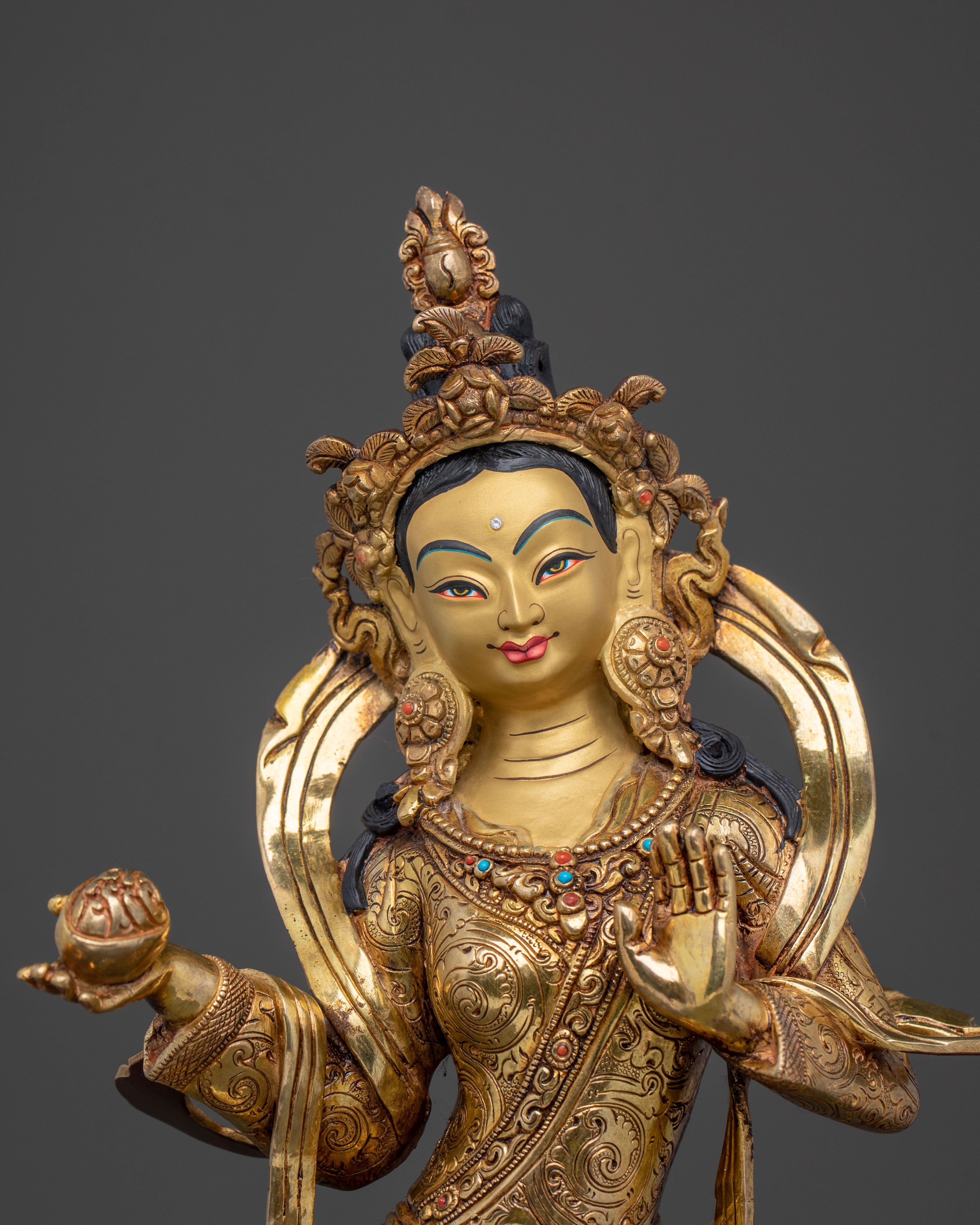 Guru Rinpoche Statue With Consort | Sacred Set