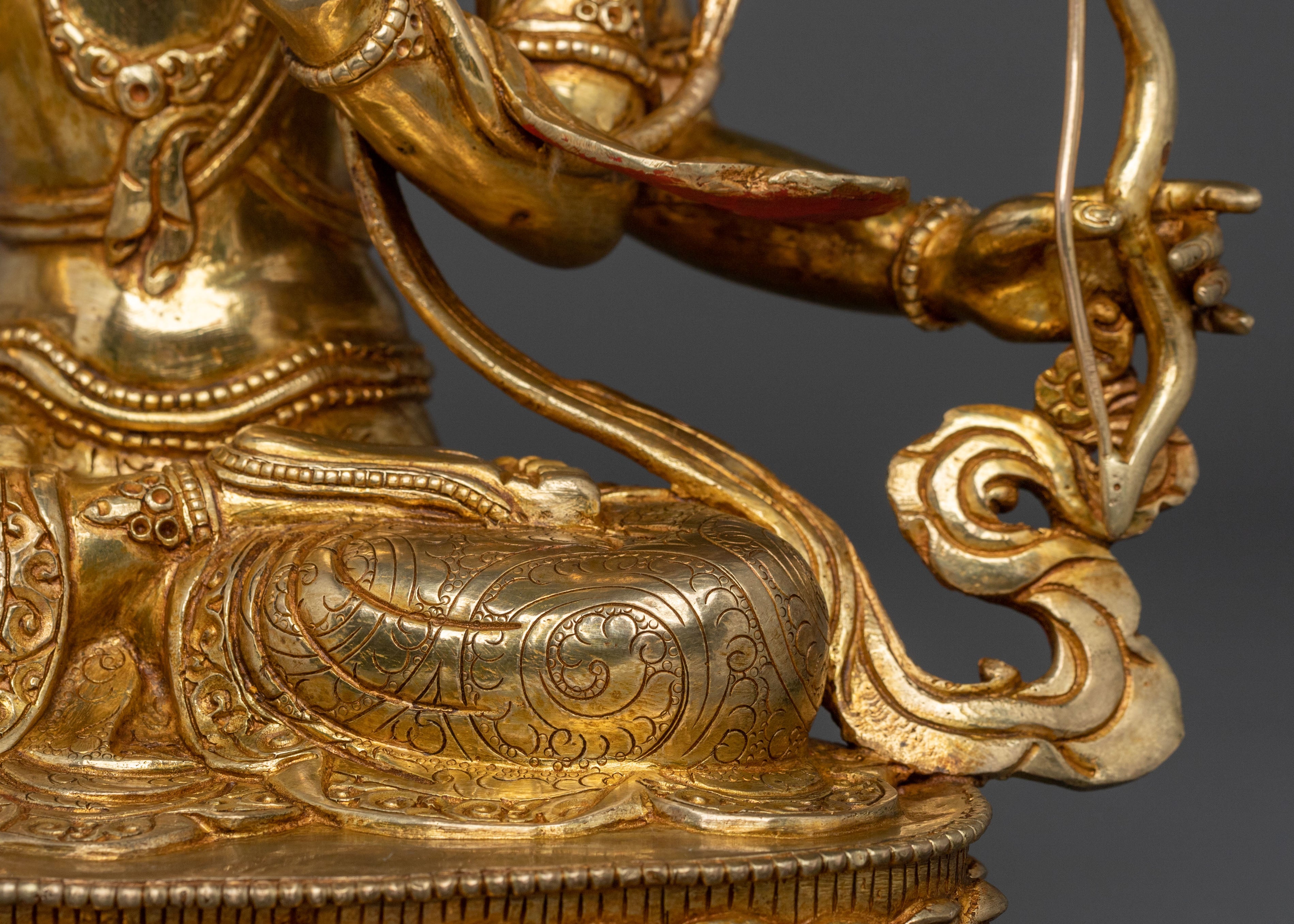 Handmade Maha Manjushri Statue | Bodhisattva of Wisdom