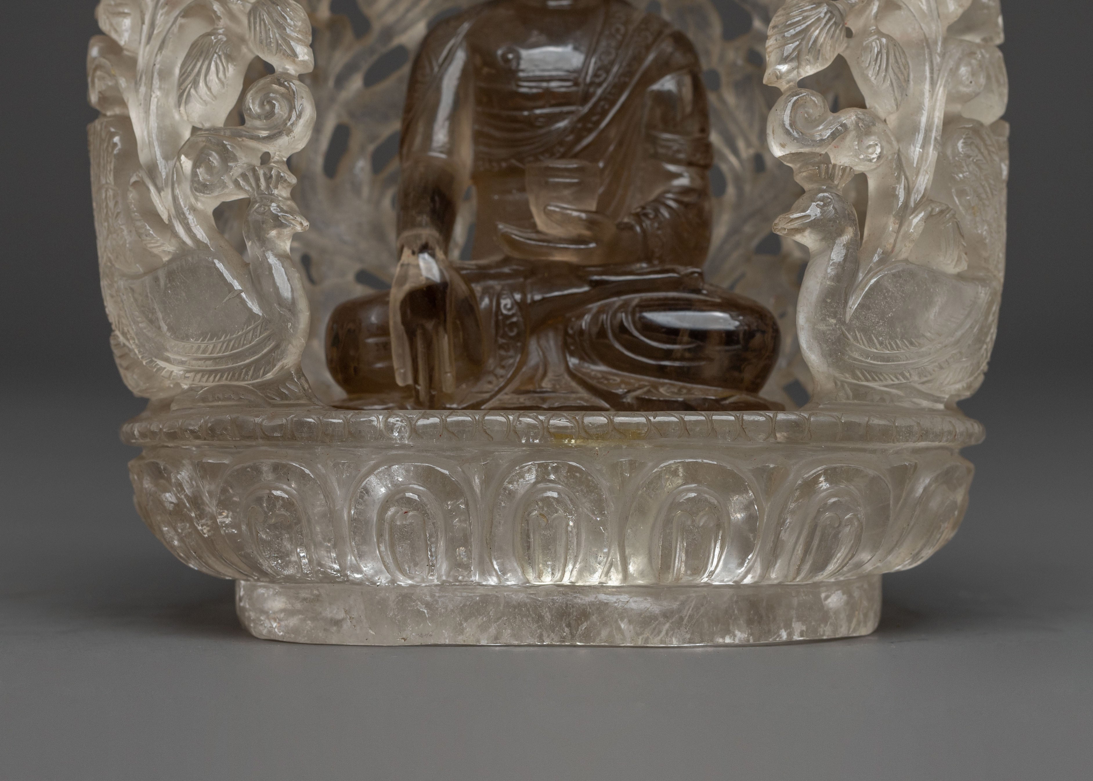 Shakyamuni Buddha Crystal Statue: Enlightenment Icon