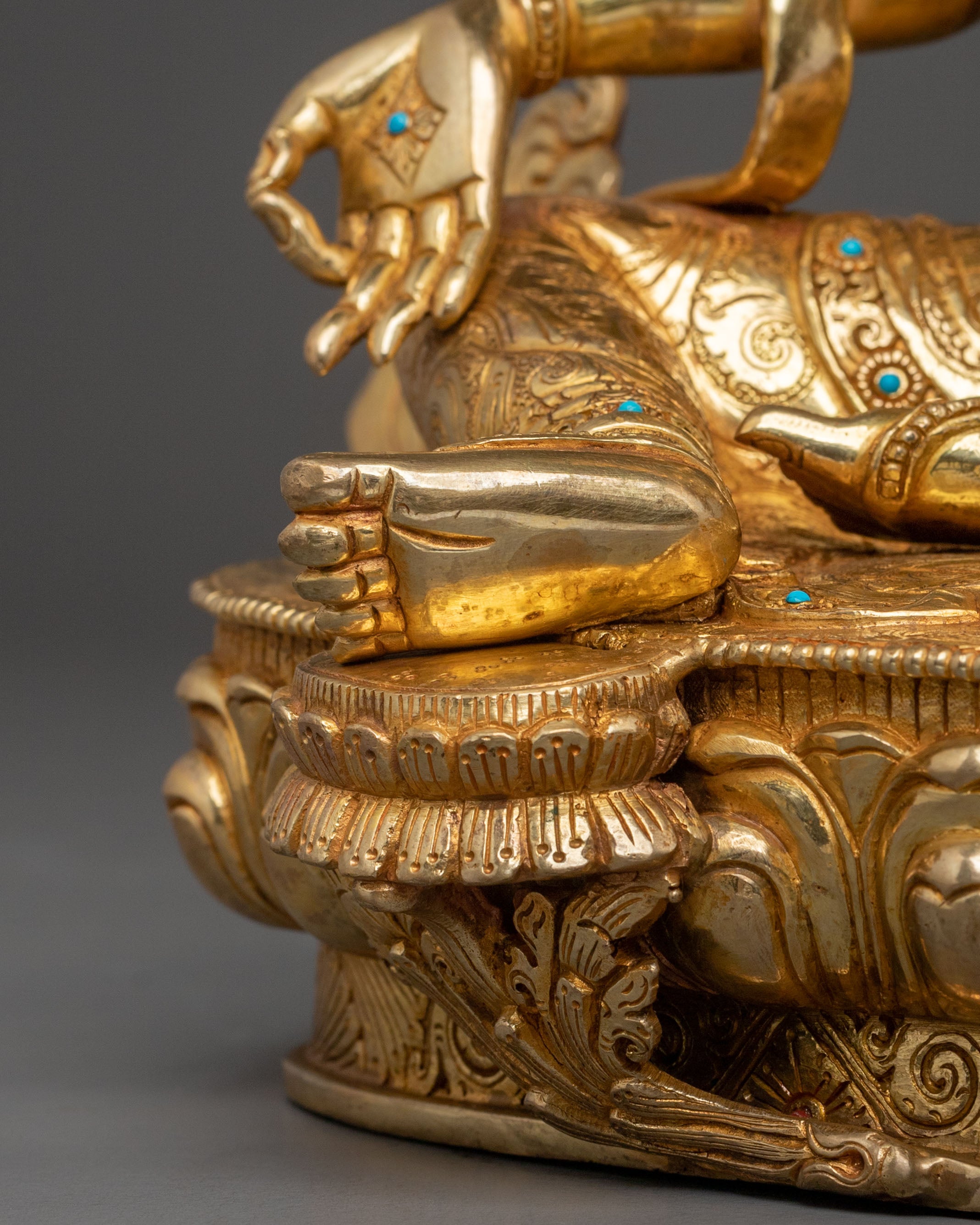 Green Tara Sculpture: Goddess of Compassion