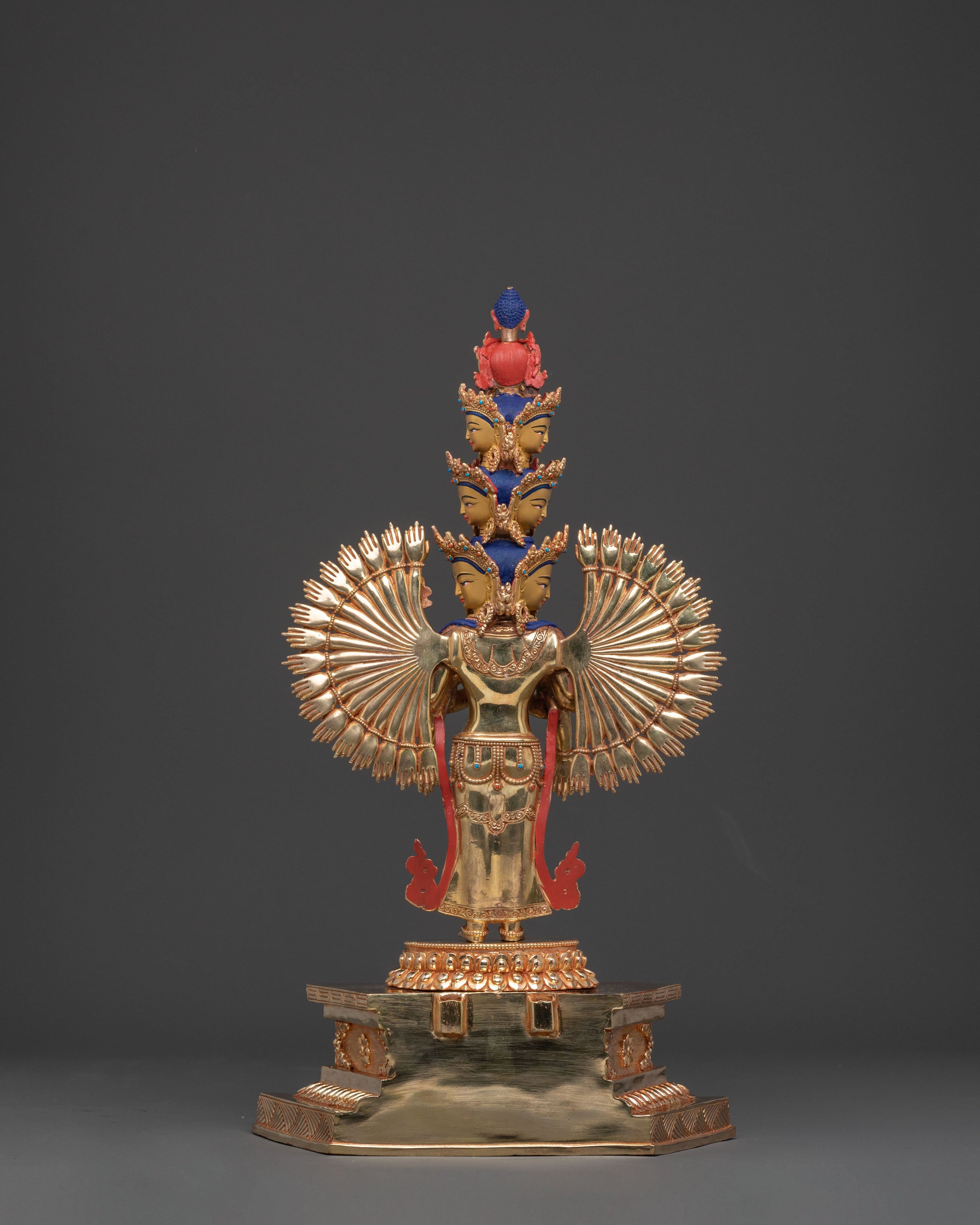 1000 Armed Chenrezig Figurine | Buddhist Icon
