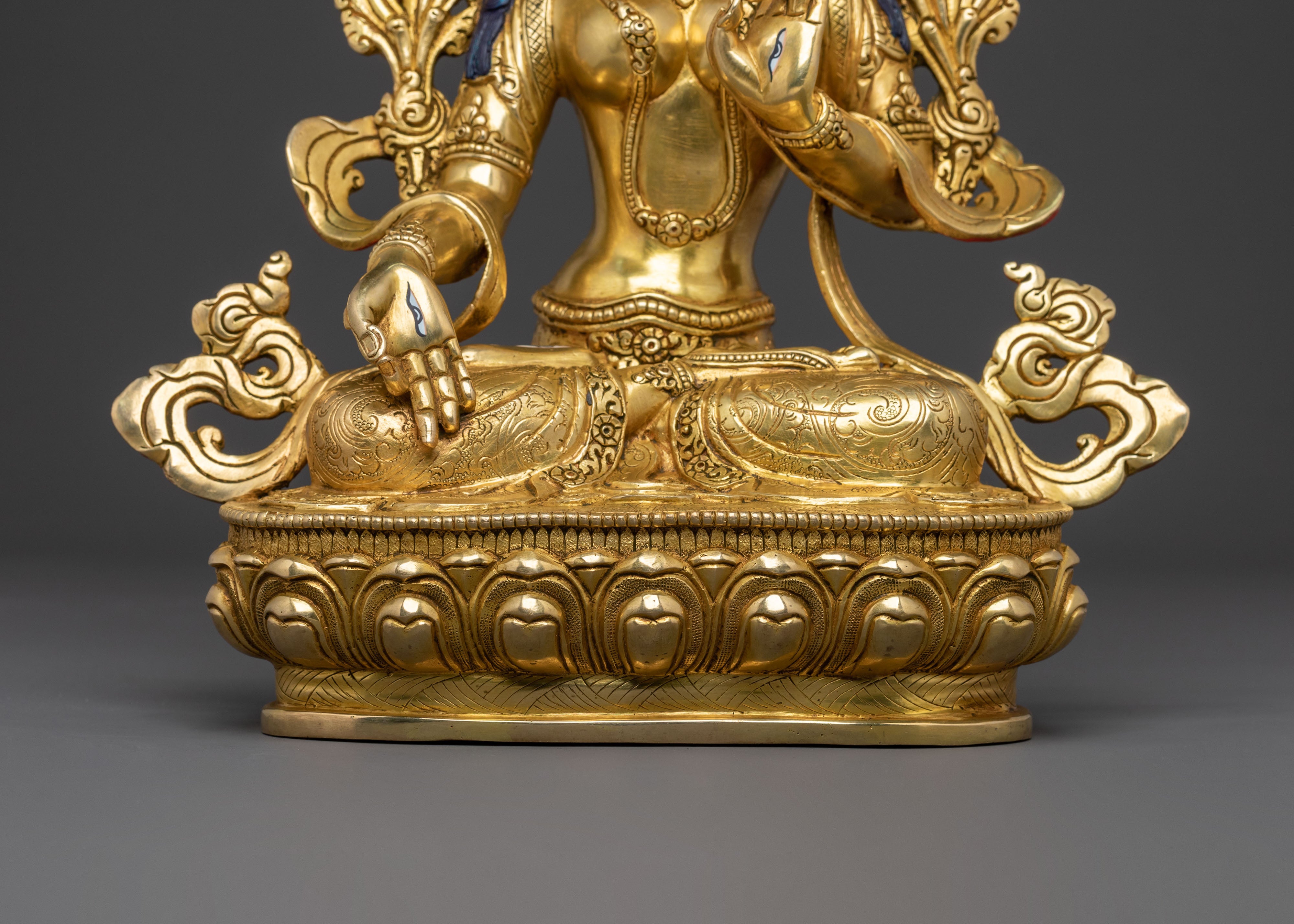 White Tara: Himalayan Buddhist Sacred Figurine