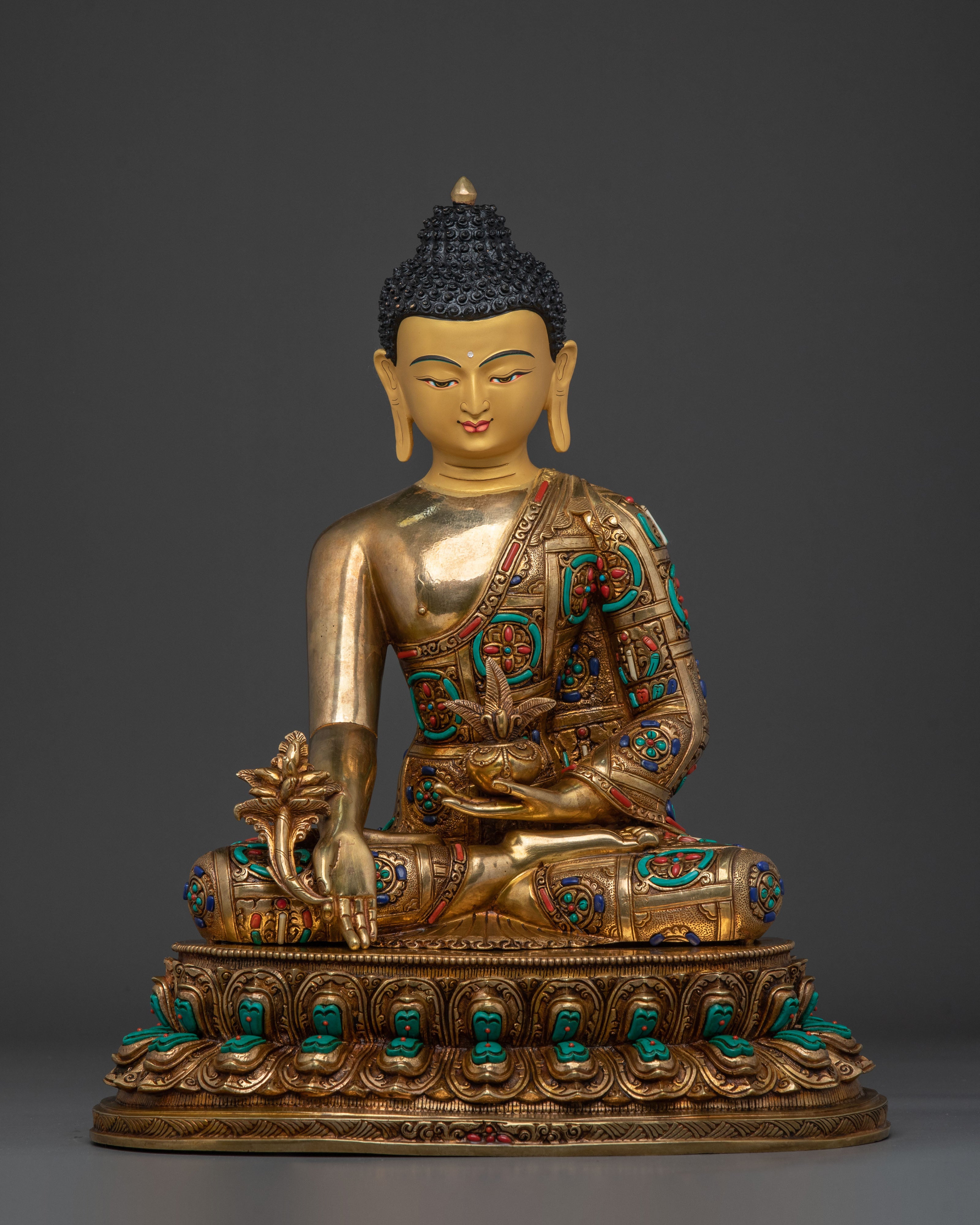 Medicine Buddha Sculpture | Radiant Spiritual Healer