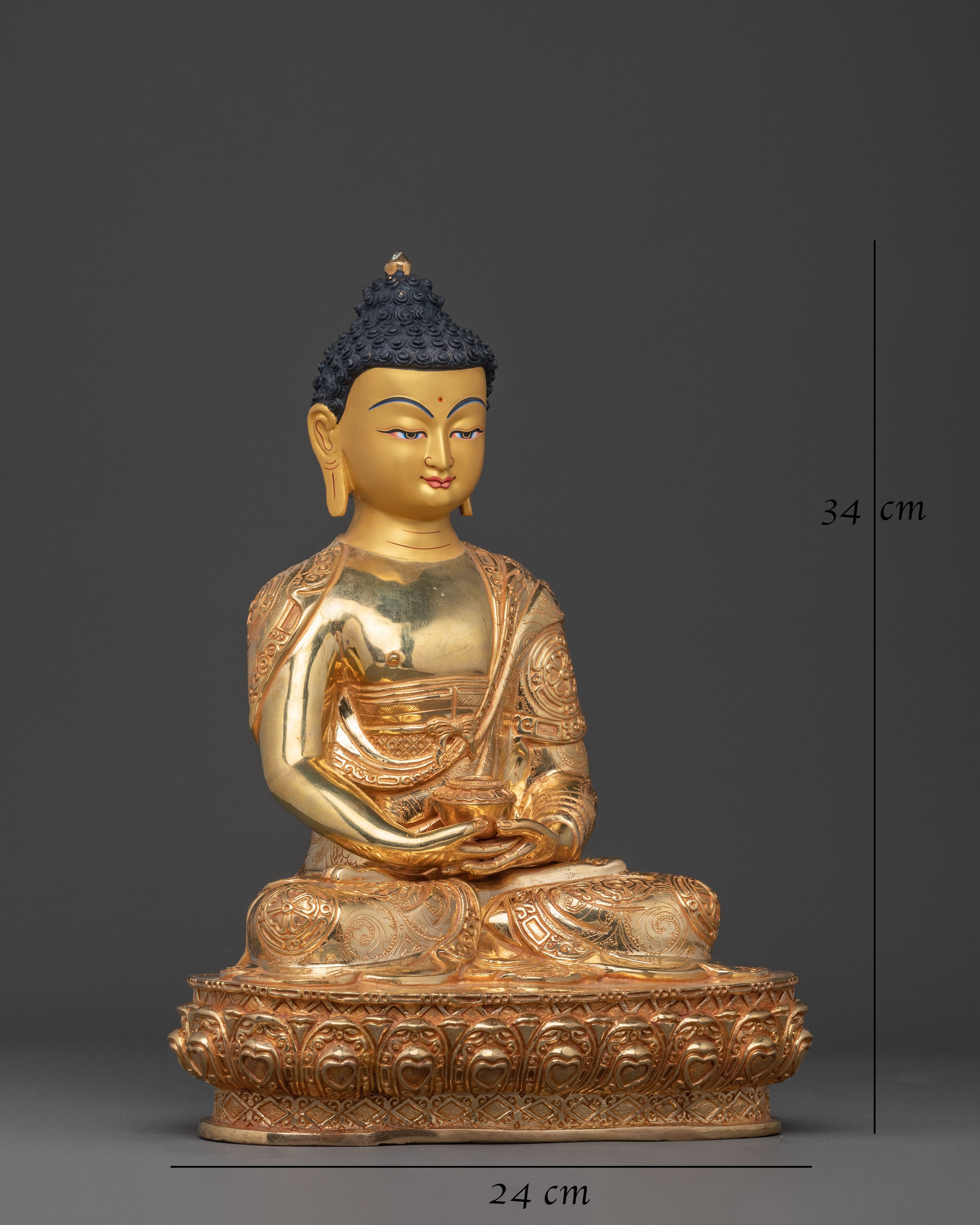 Amitabha Golden Statue | Infinite Compassion