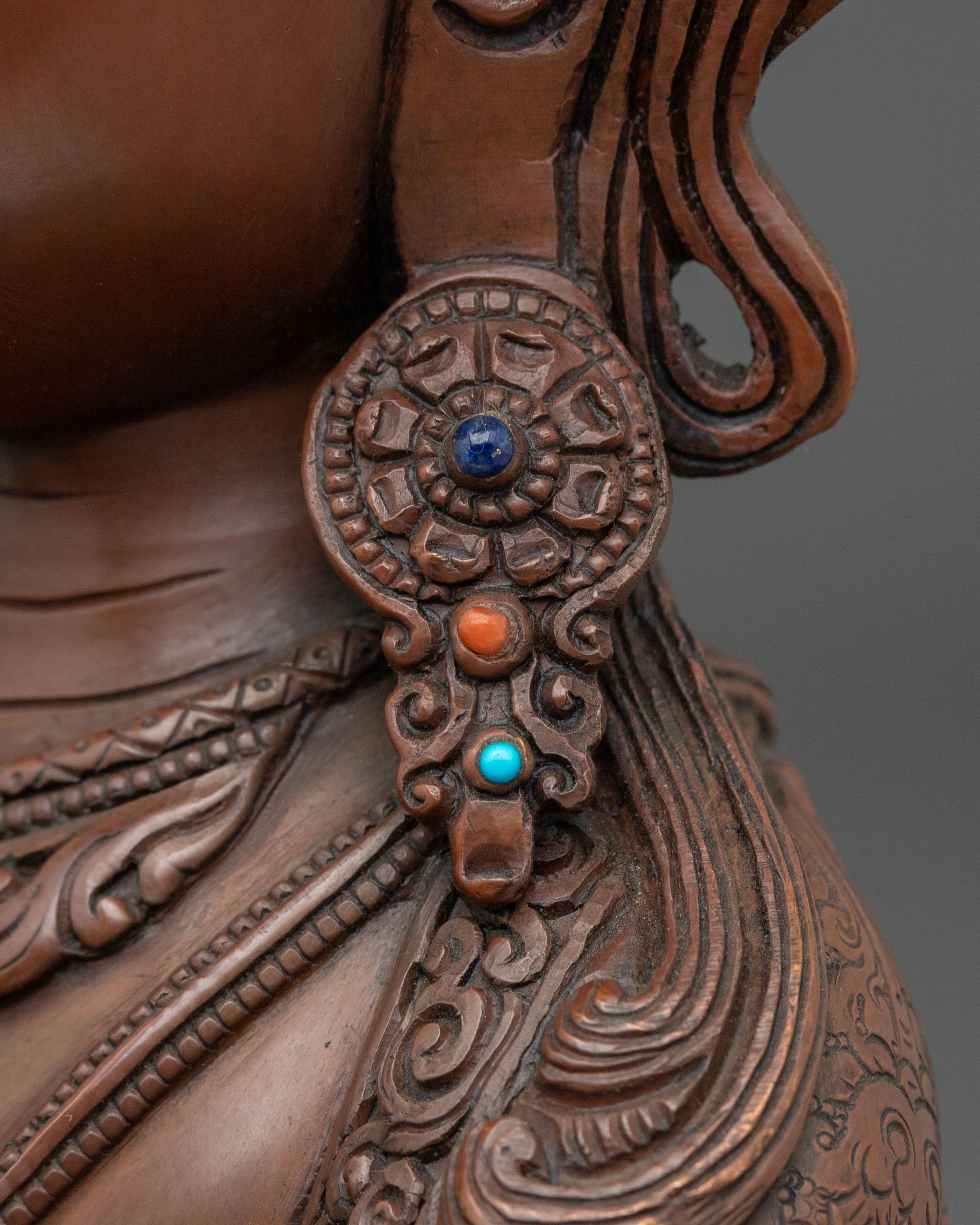 Sacred Vajradhara Sculpture: Primordial Buddha of Tantric Wisdom