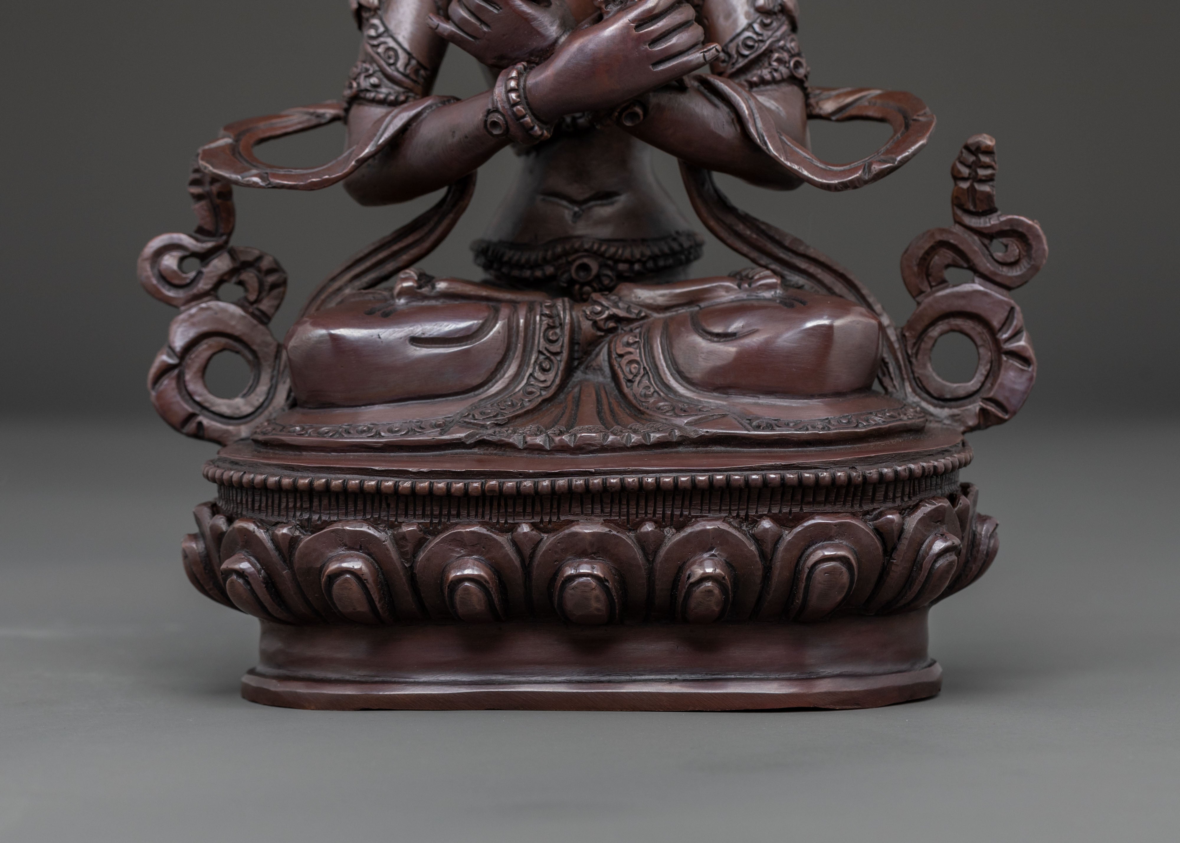 Vajradhara Oxidized Copper Statue | Primordial Wisdom