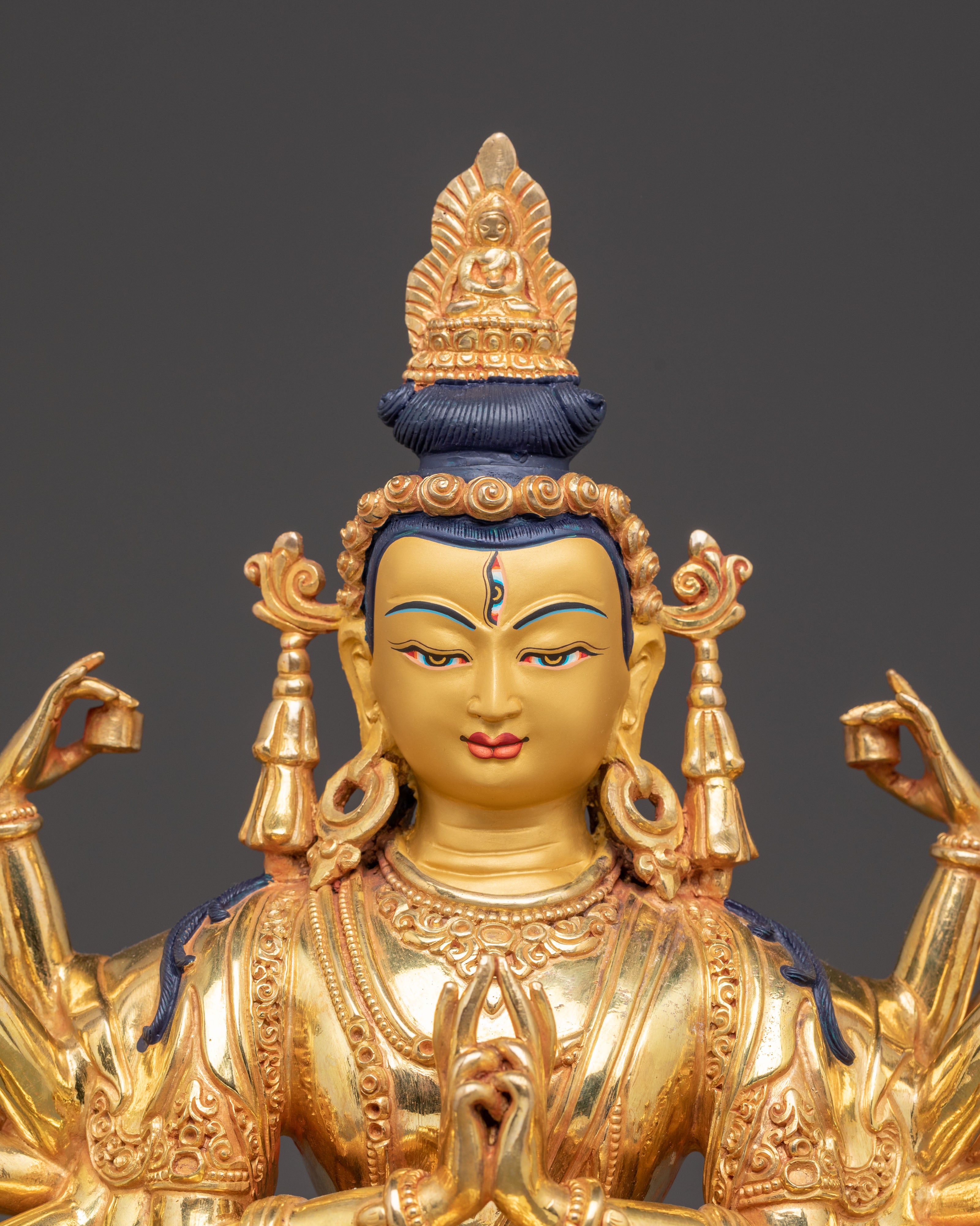 Serene Statue of Bodhisattva Cundi | A Symbol of Universal Compassion