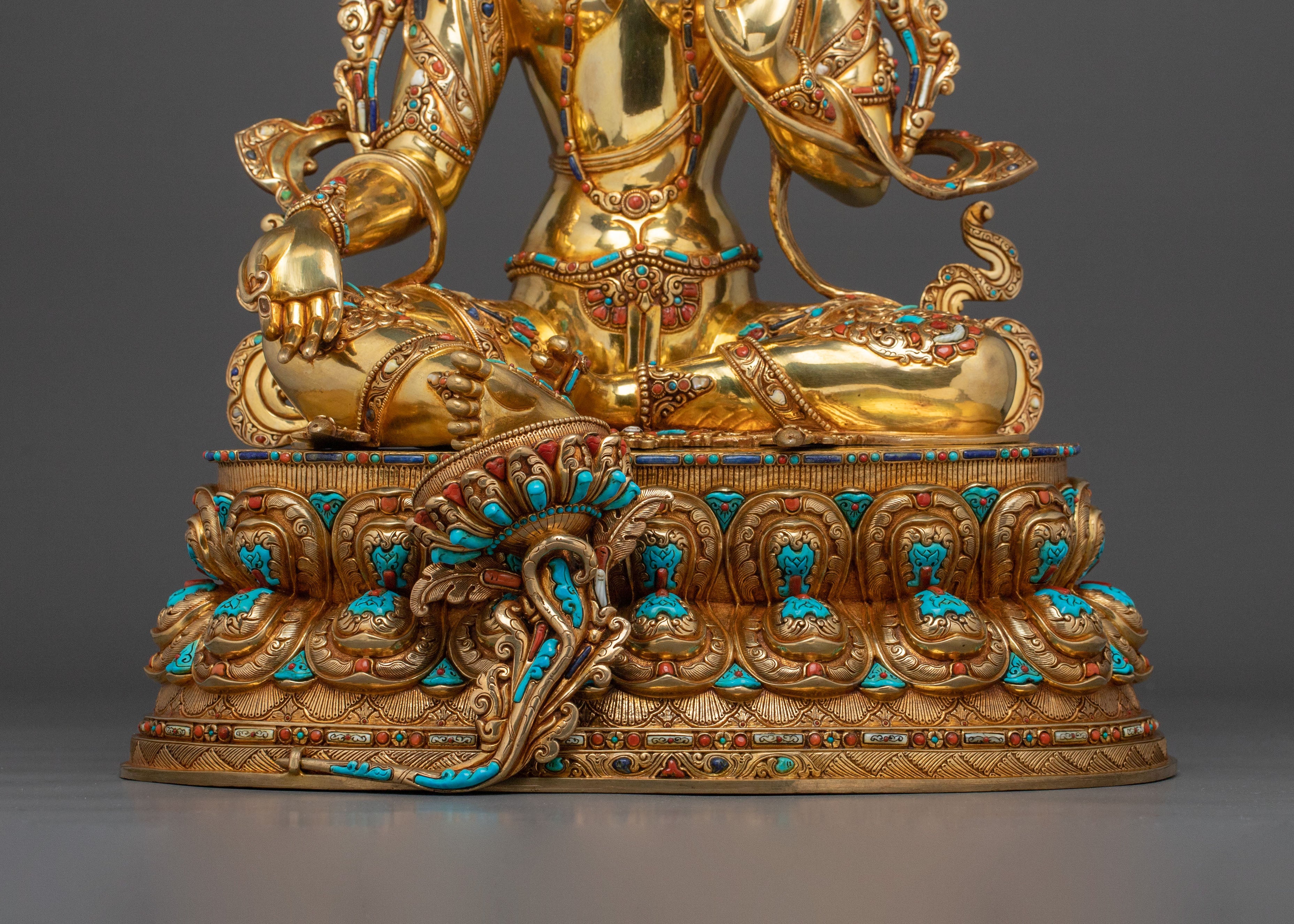 Green Tara Spiritual Statue | Tibetan Buddhist Goddess