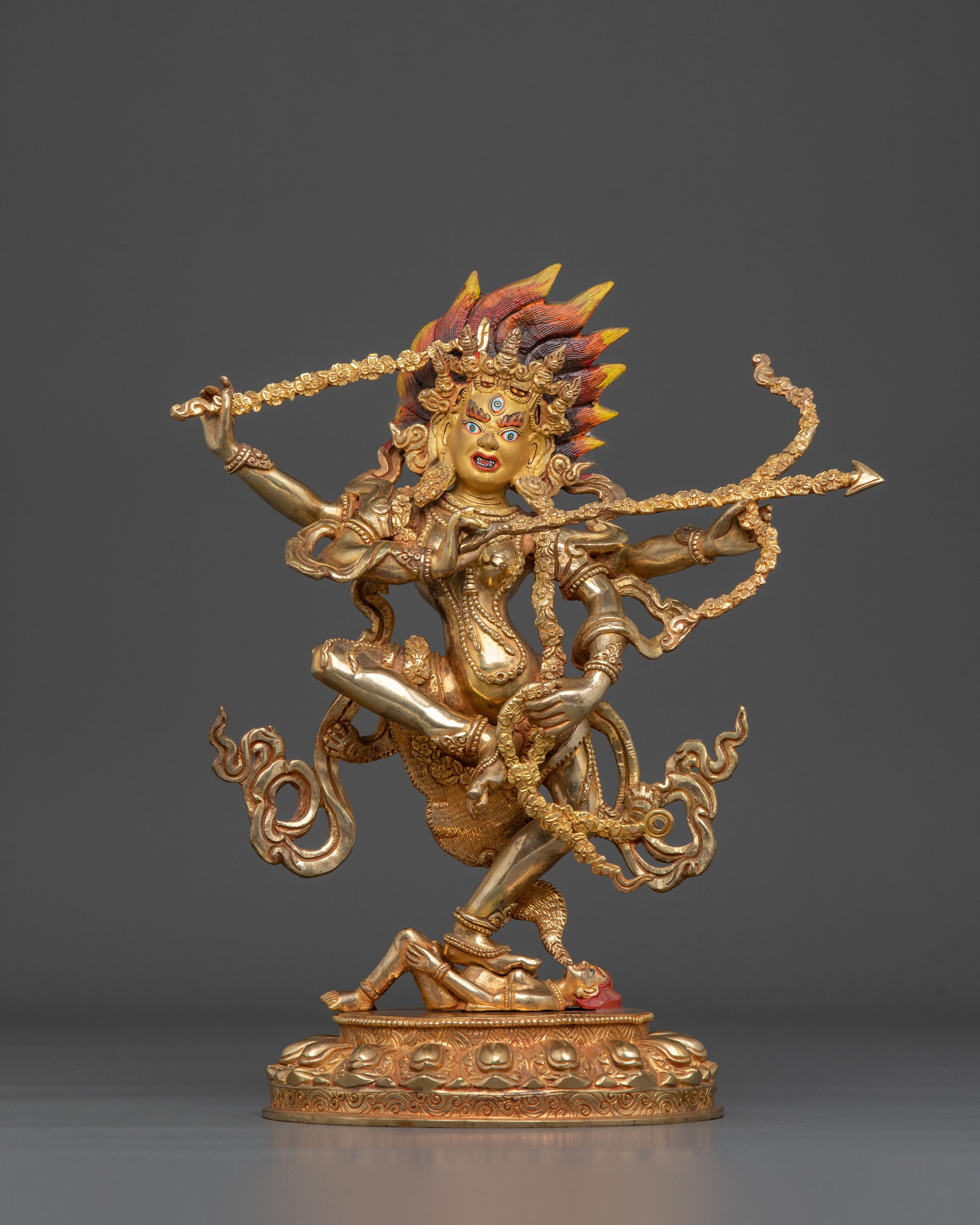 Handmade Kurukulla Buddhist Statue | Protector Figurine