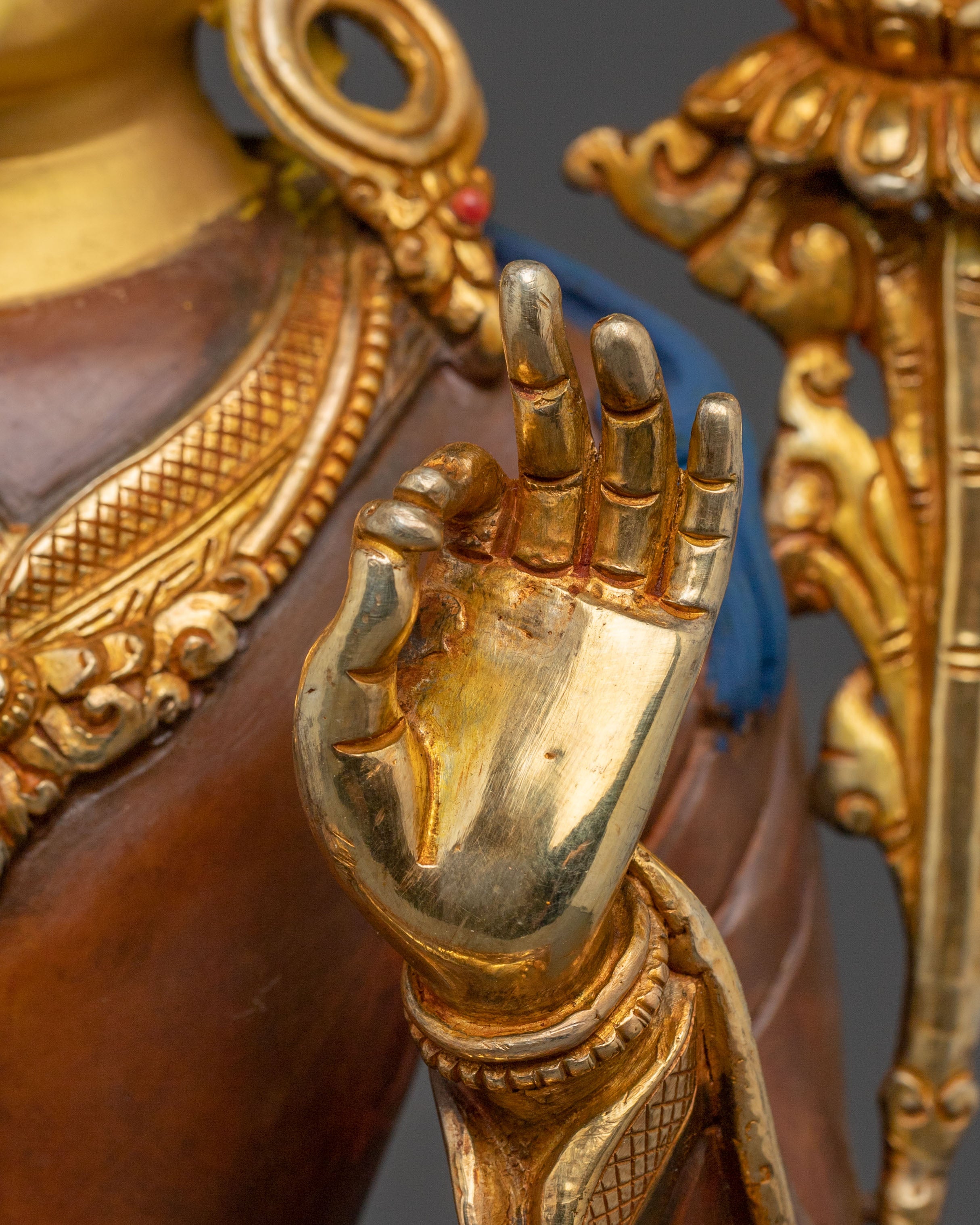 Handcrafted Yuthon Yonten Gonpo Statue |  Spiritual Altar