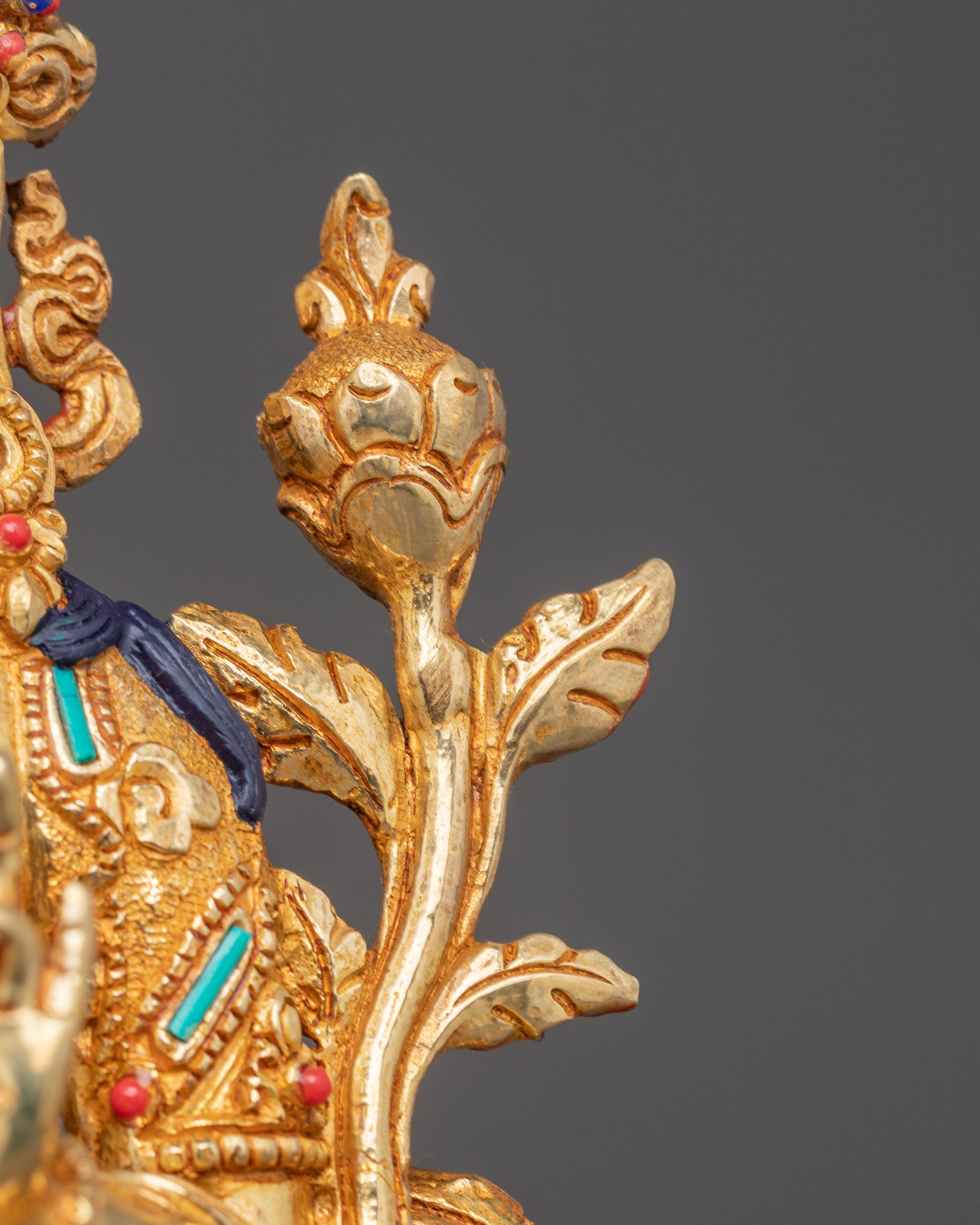 Handcrafted Copper Statue of Mother Green Tara | Female Buddha