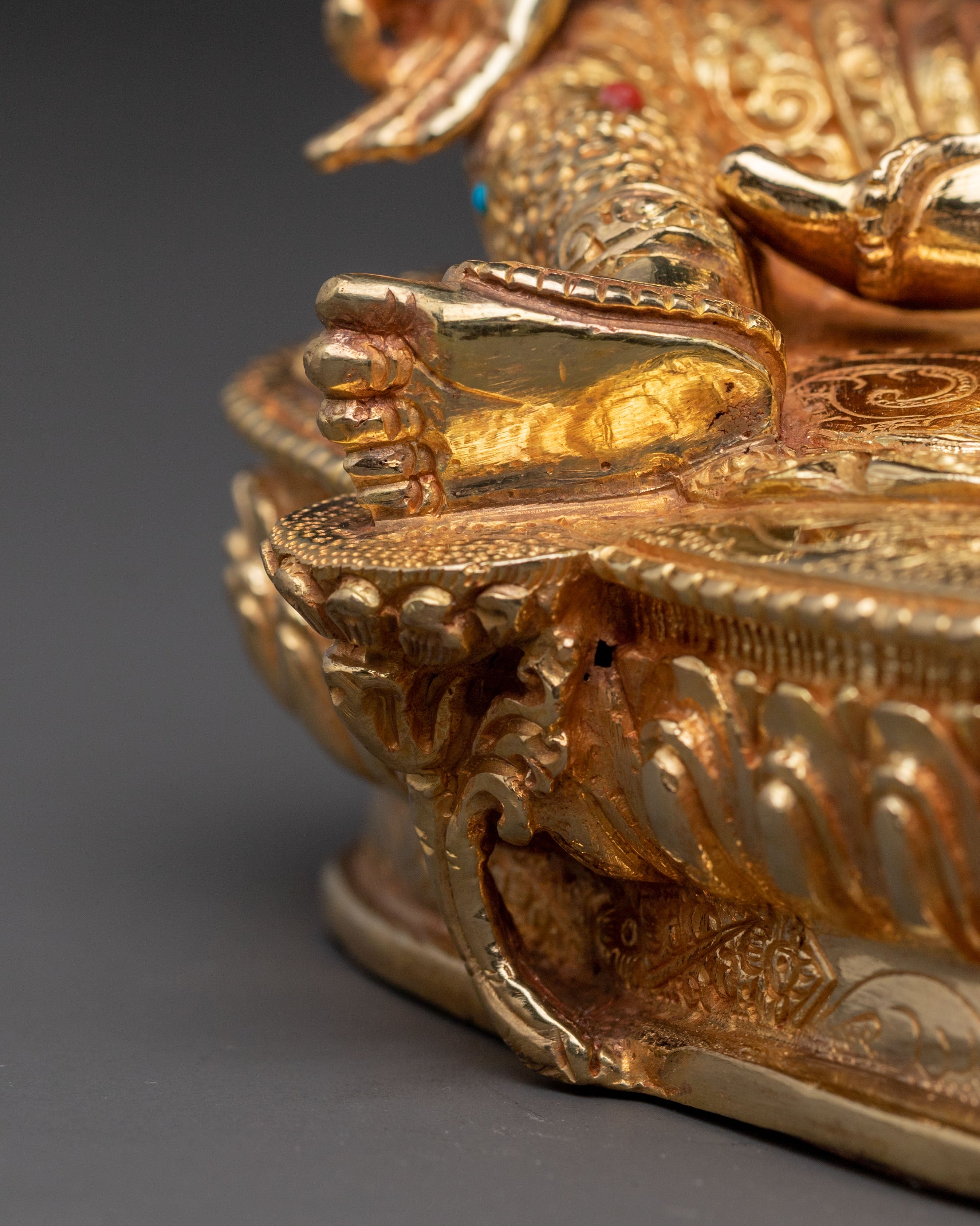 Green Tara Golden Statue – Spiritual Idol