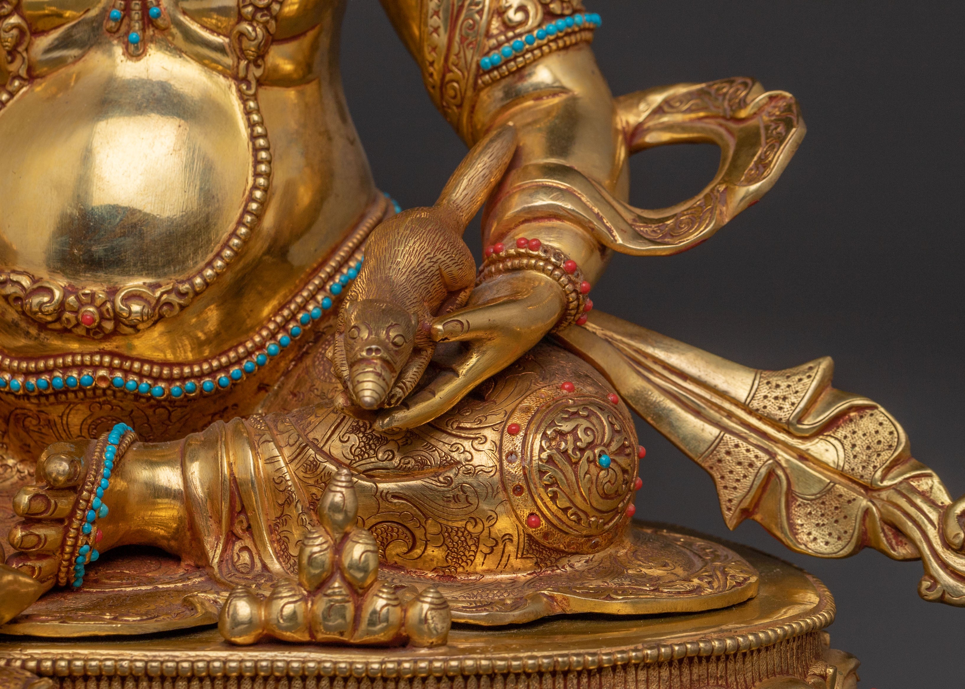 Dzambhala Guardian Statue | Tibetan Wealth Deity