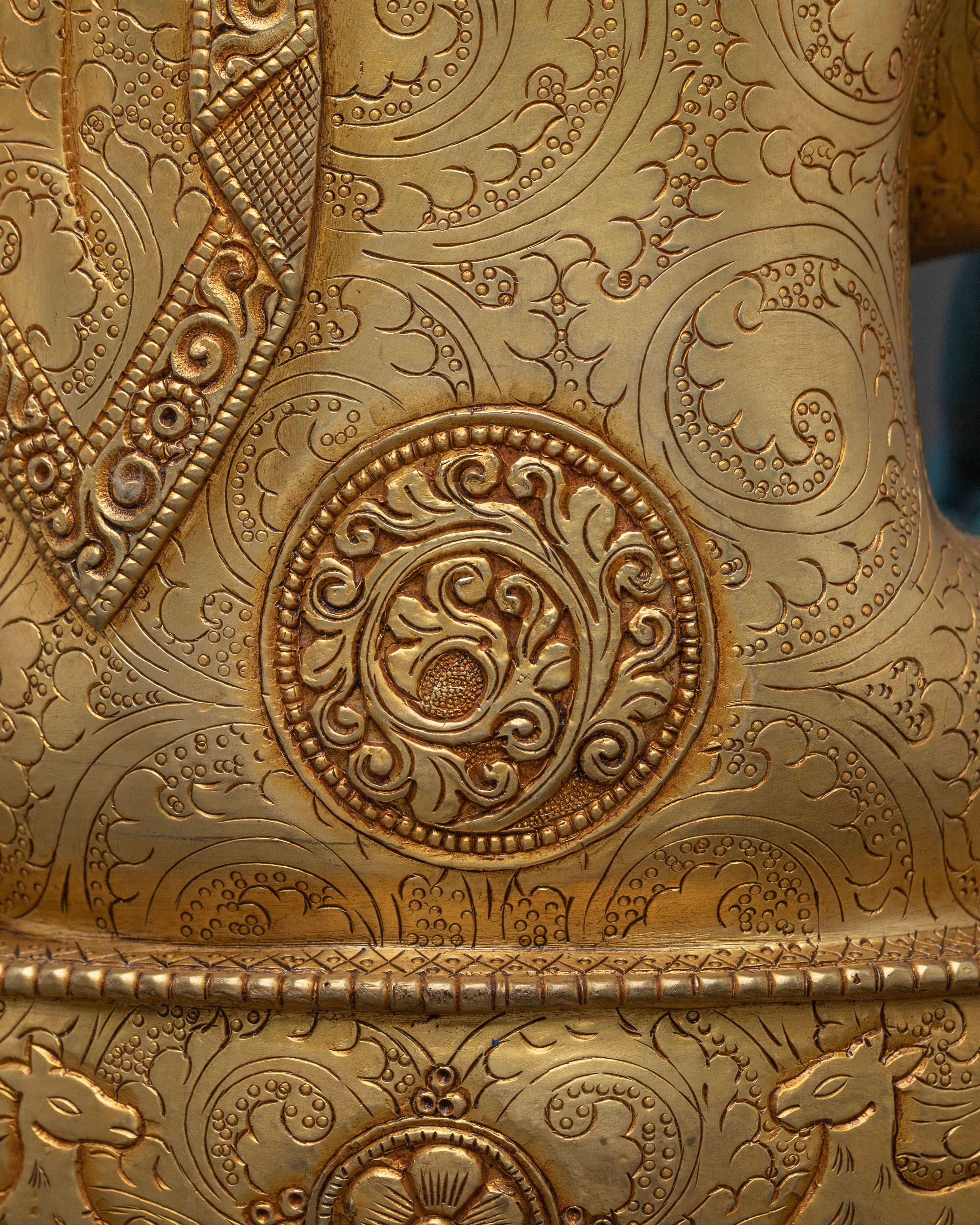 Akshobhya Buddha Sculpture | Enlightened Figurine