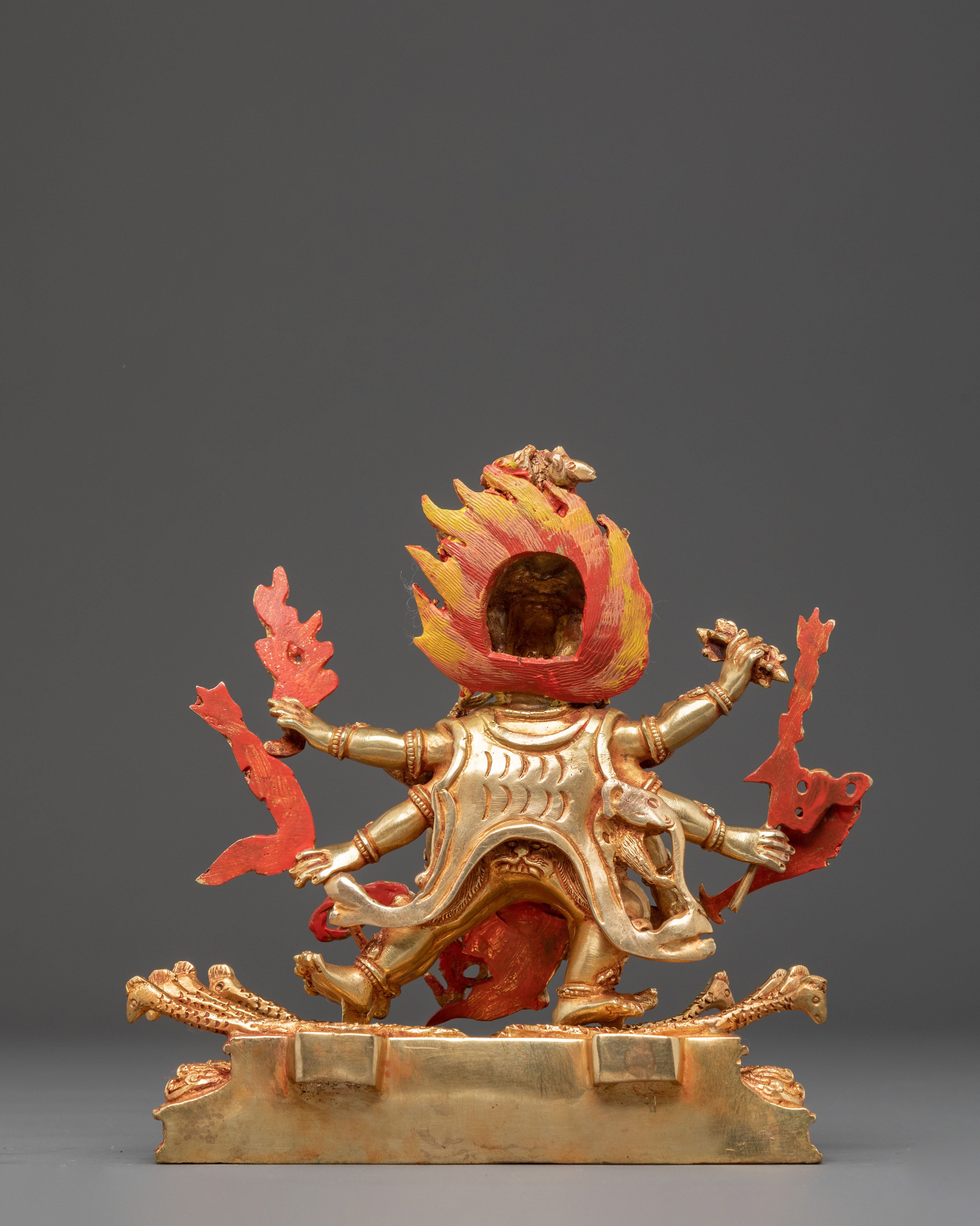 Handcrafted Buddhist Protector Hayagriva Sculpture | Guardian of Dharma
