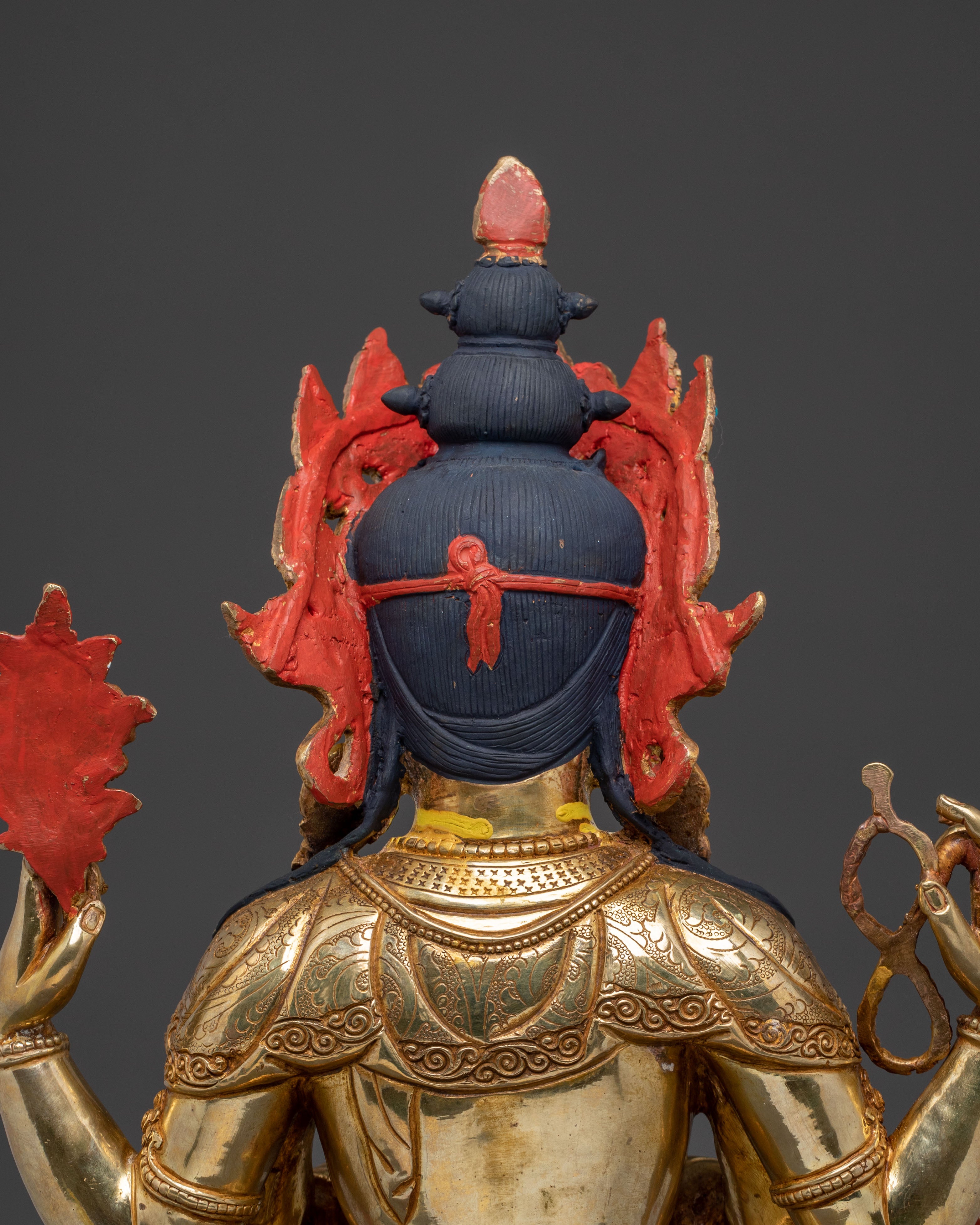 Bodhisattva Chenrezig Compassion Statue | Tibetan Buddhist Sacred Art