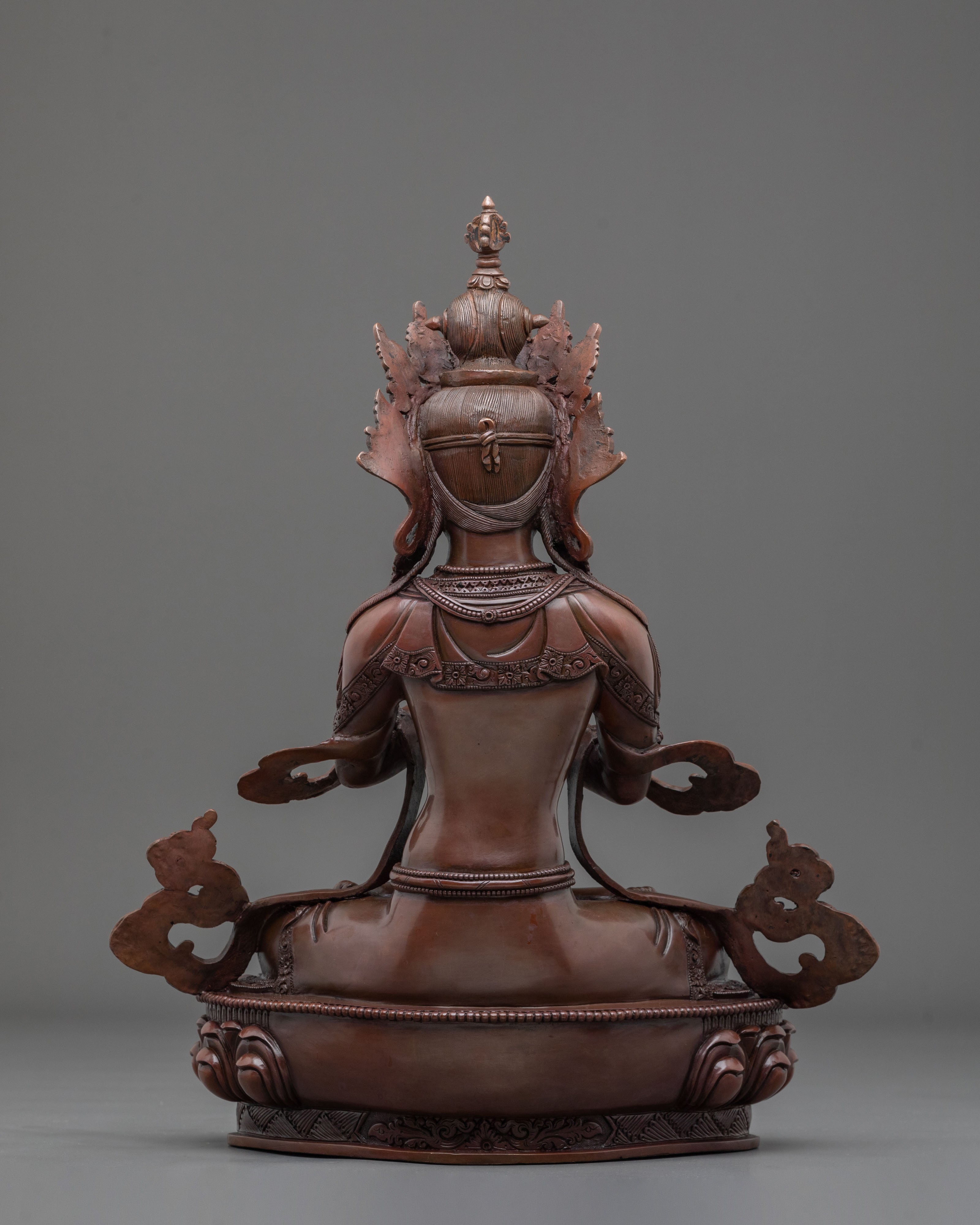 Vajradhara Oxidized Sculpture | Altar Decor