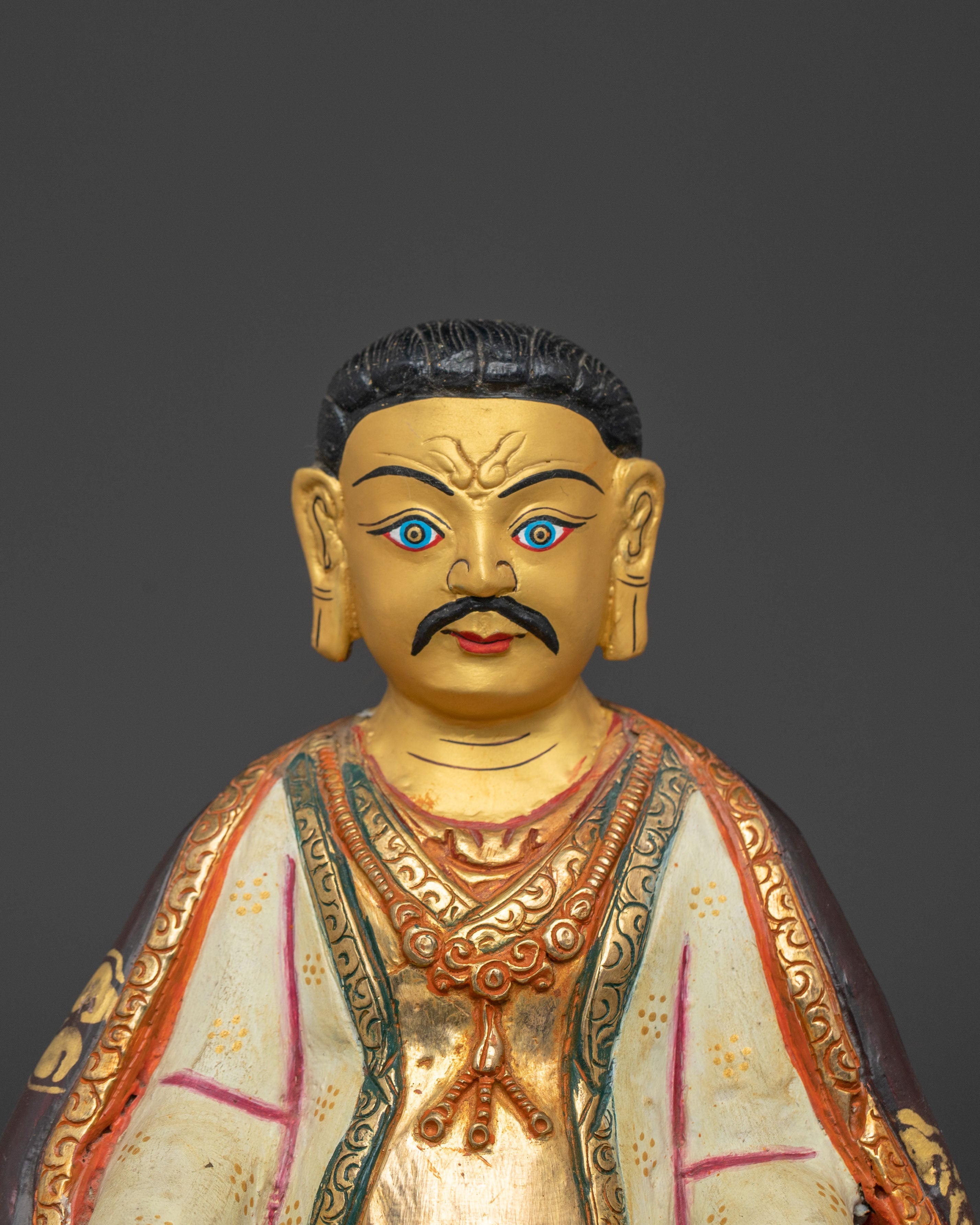 Marpa Buddhist Sacred Statue – Hand-Gilded Copper