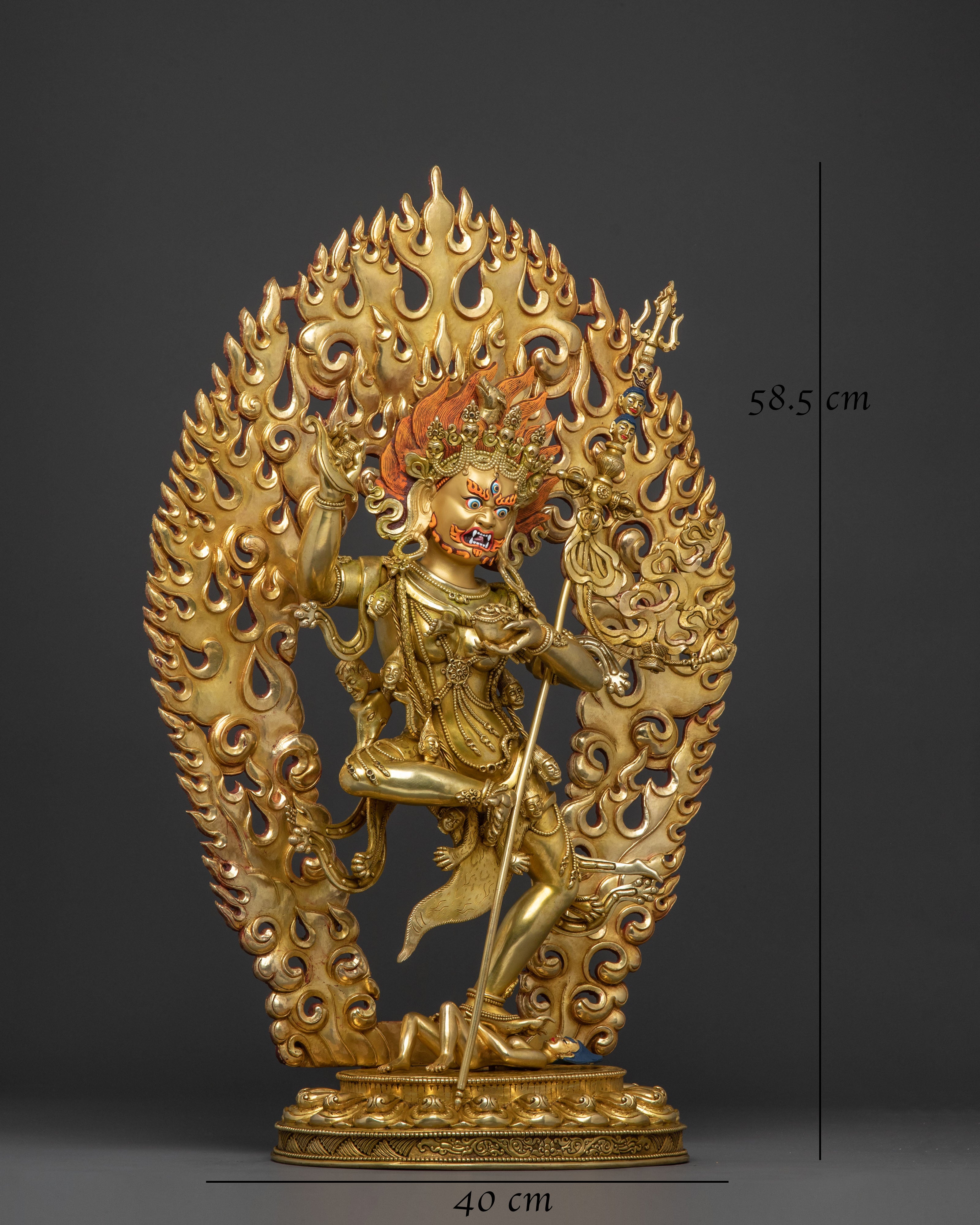 Troma Nagmo Spiritual Statue: Fierce Dakini of Transformation