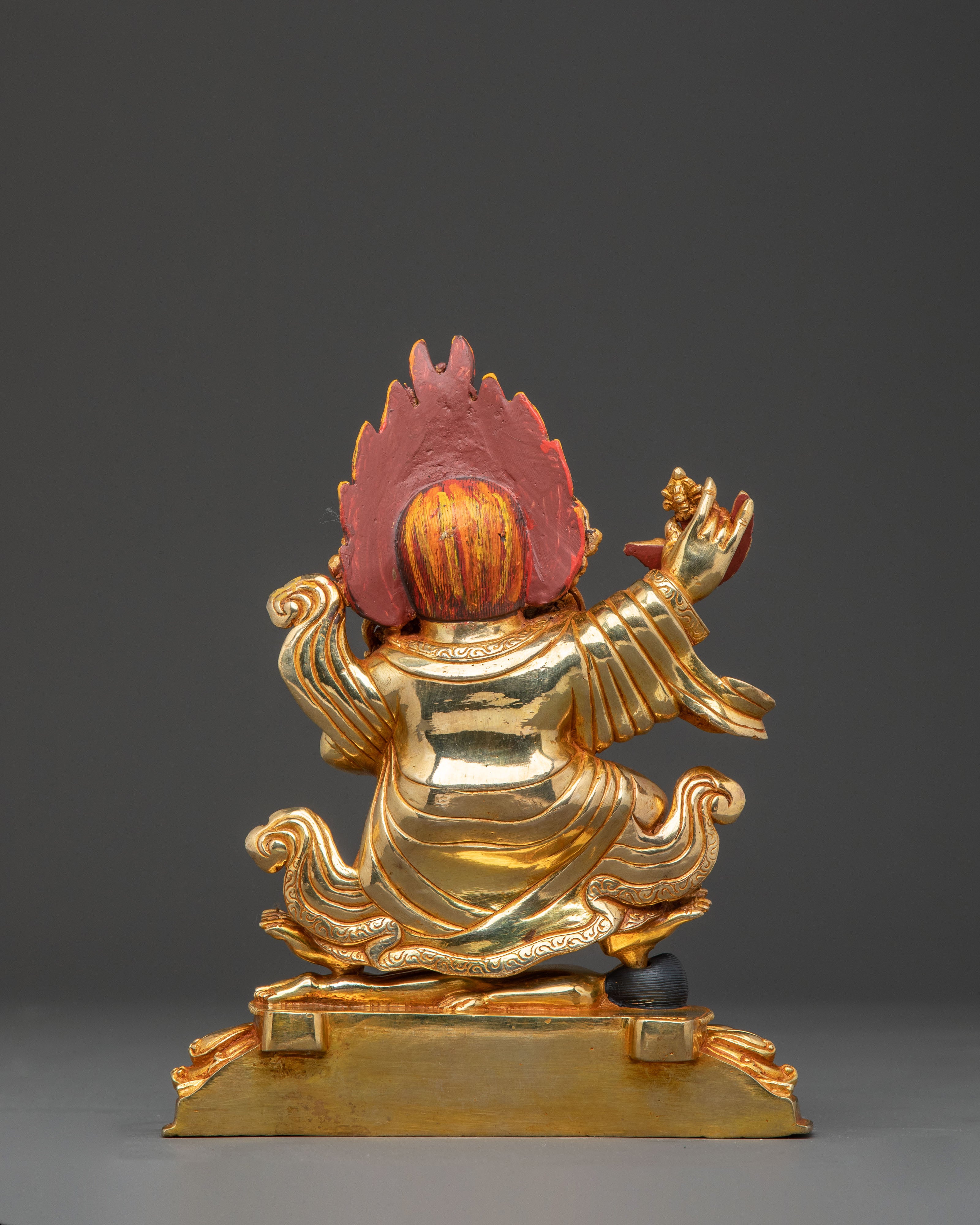 Mahakala Bernagchen Statue | Gilded Copper Art