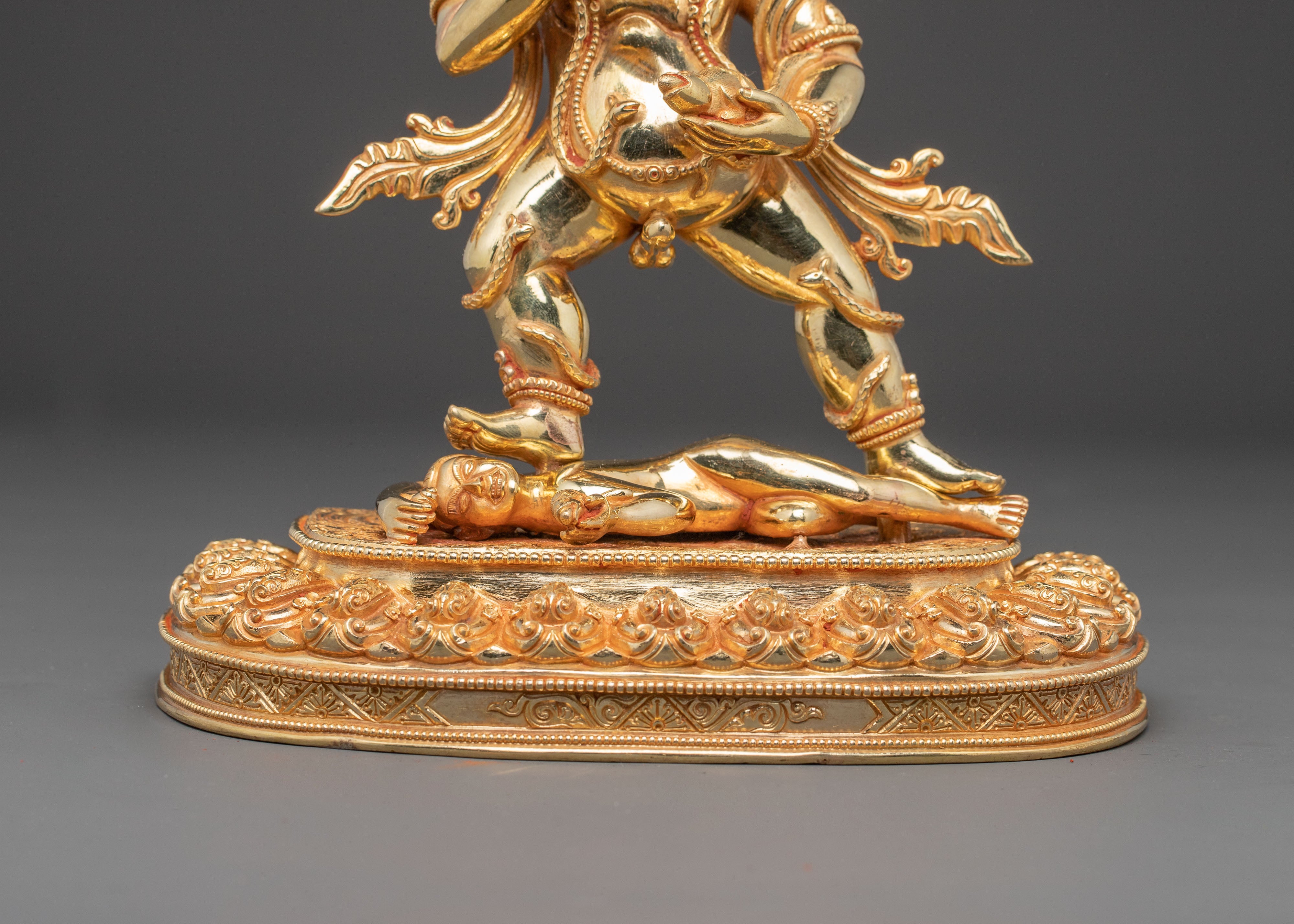 Black Dzambhala Statue: Abundance of Wealth