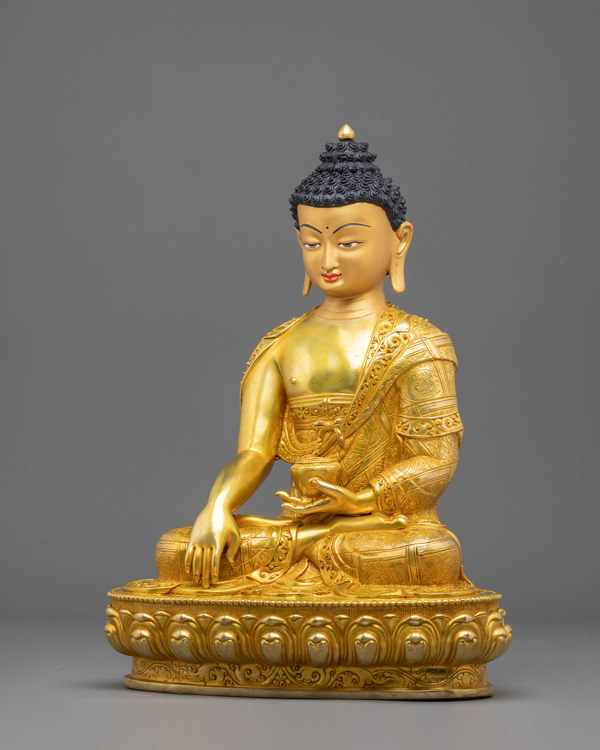Shakyamuni Buddha Statue | Hand-Carved Buddhist Figurine