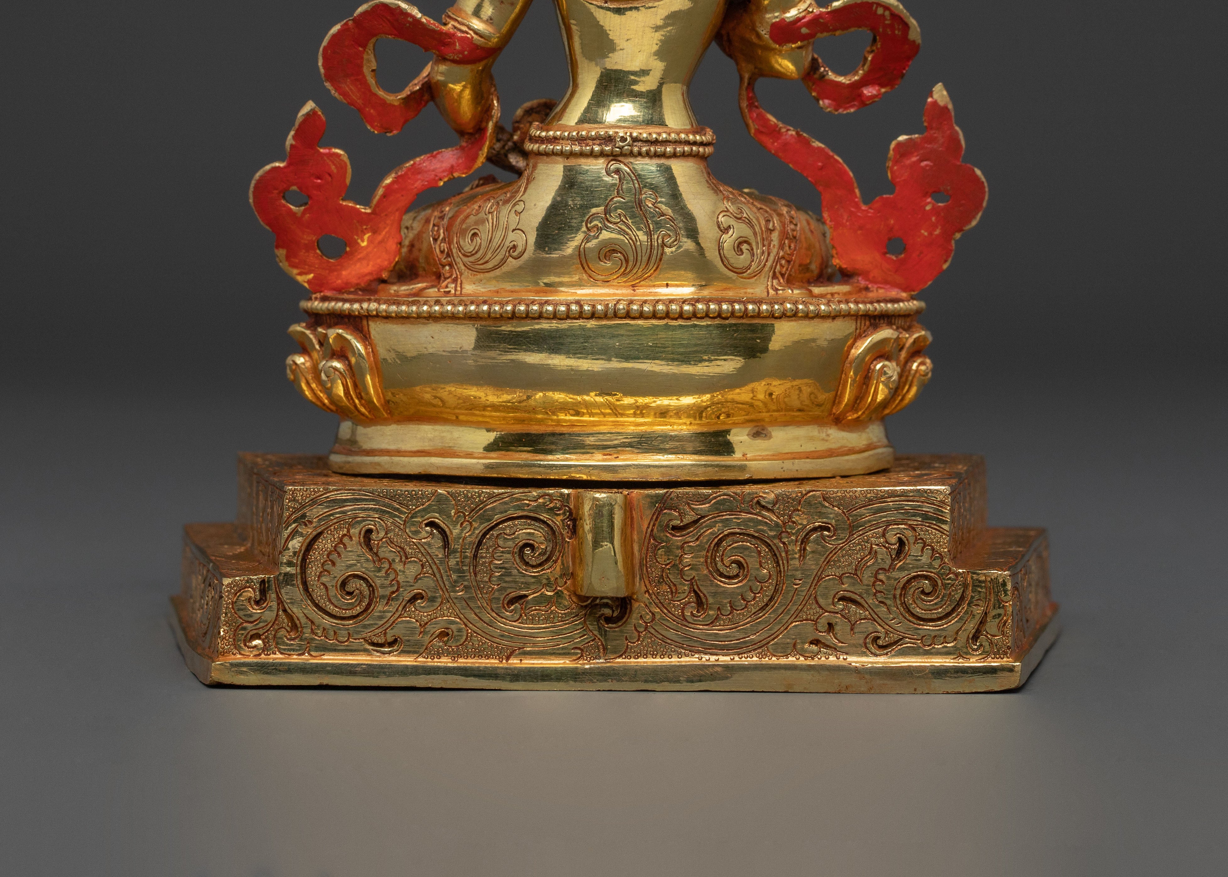 Statue of Vajrasattva Seated on Throne | Symbol of Purification