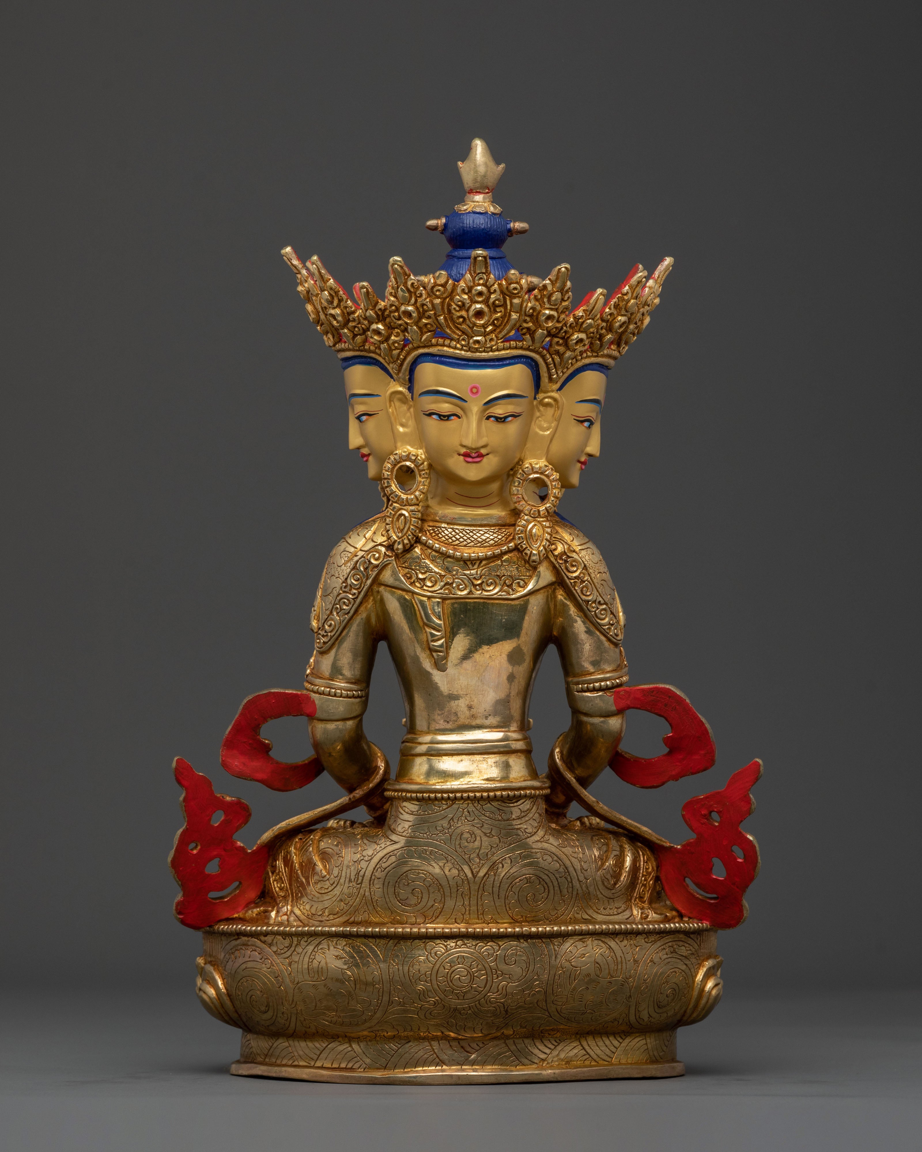 Vairocana Sacred Figurine | Altar Home Decor