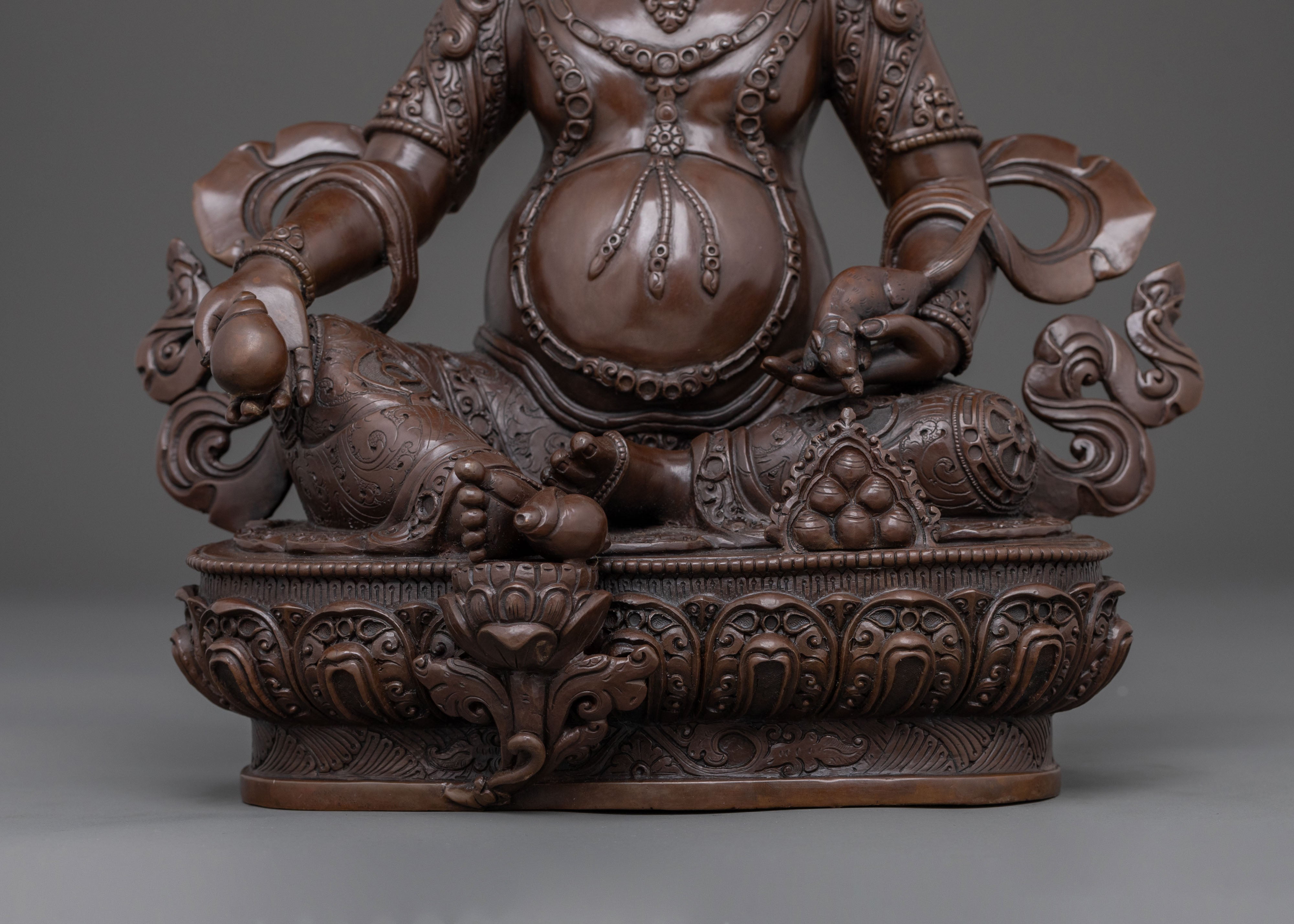 God of Wealth: Dzambhala | Tibetan Figurine